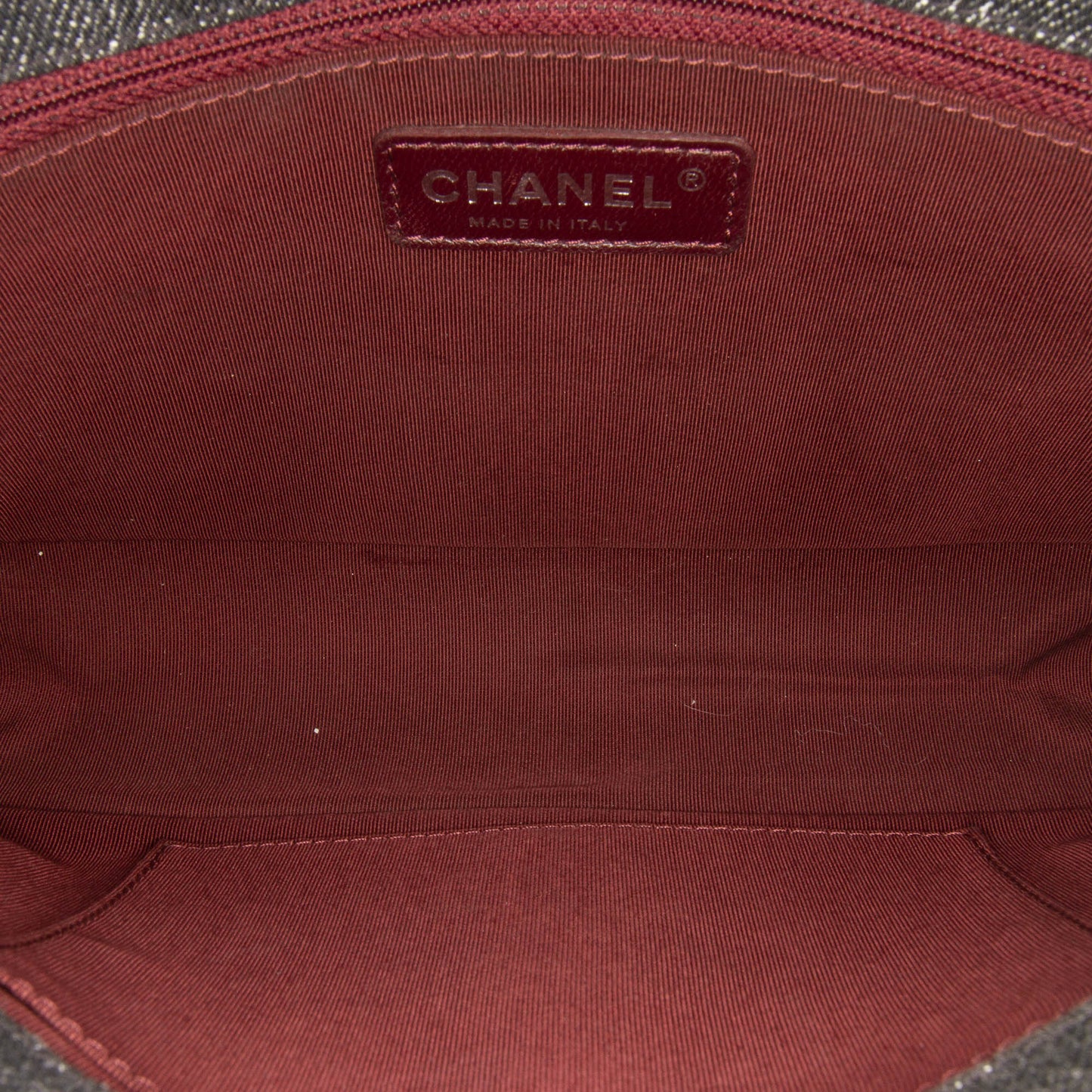 Chanel Medium Quilted Denim Boy Flap