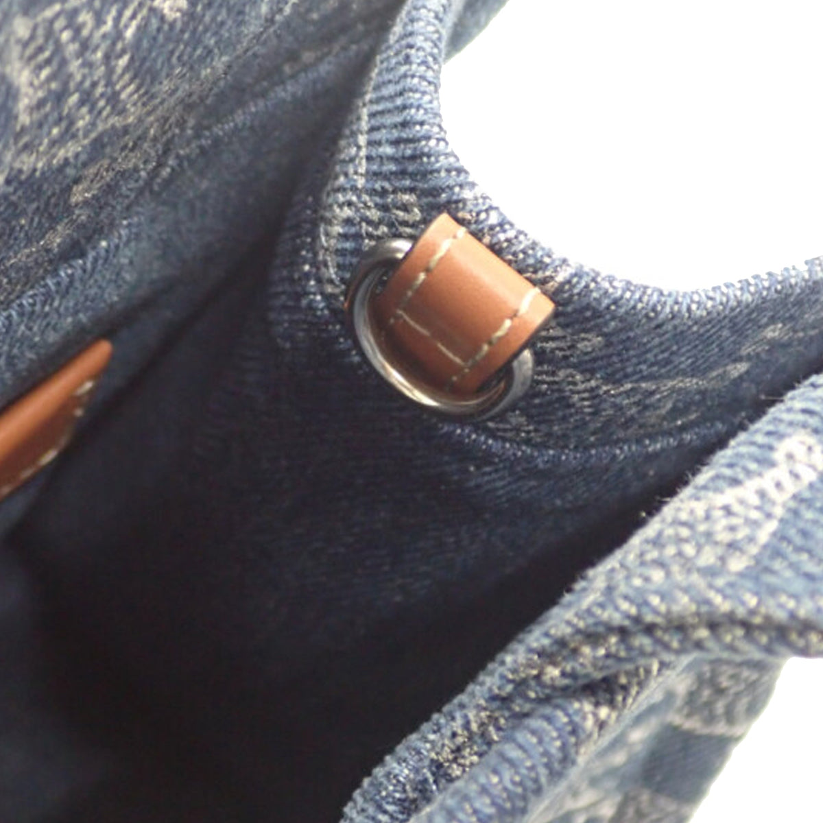 Celine Small Denim Triomphe Cabas Thais Tote