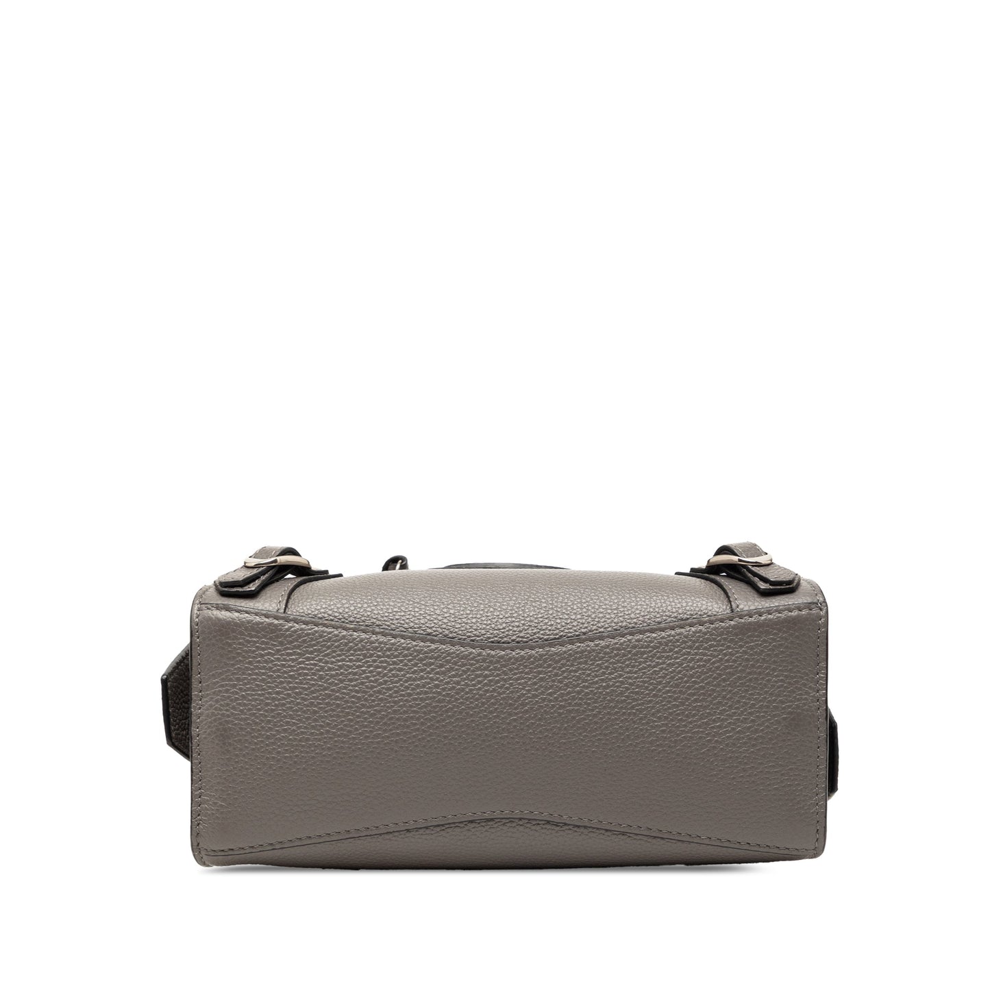 Balenciaga Mini Grained Calfskin Motocross Neo Classic City Satchel