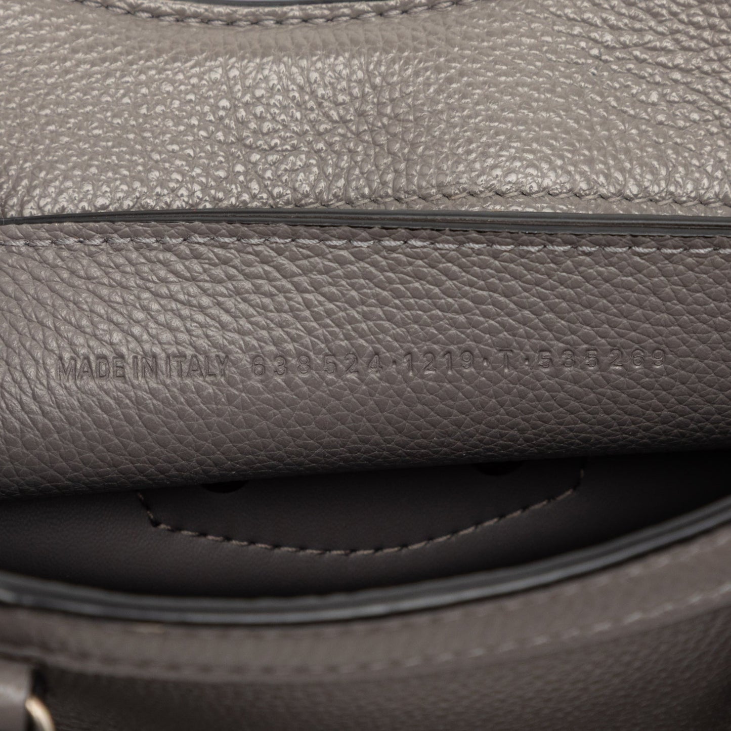 Balenciaga Mini Grained Calfskin Motocross Neo Classic City Satchel