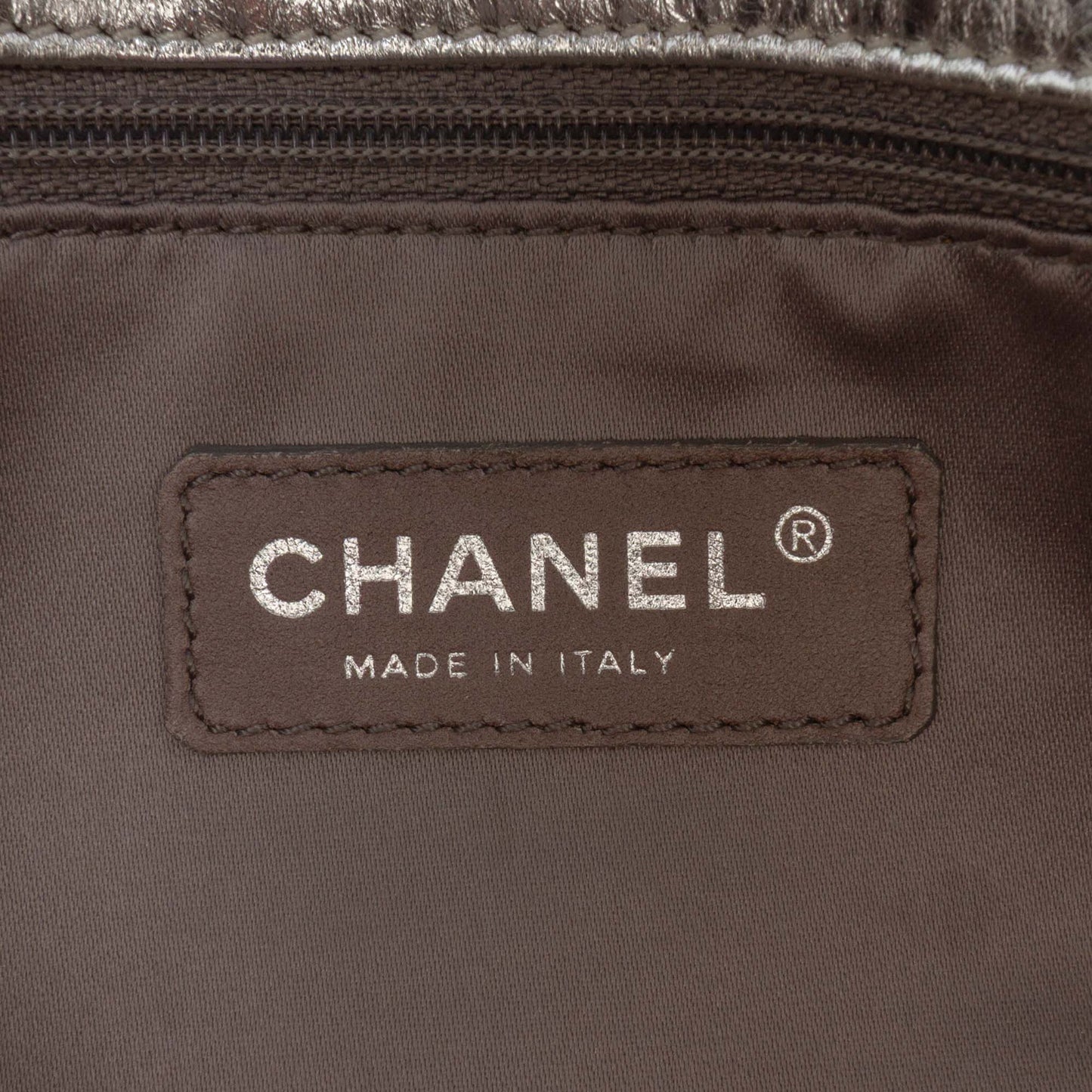Chanel Metallic Glazed Calfskin Perforated Rodeo Drive Flap