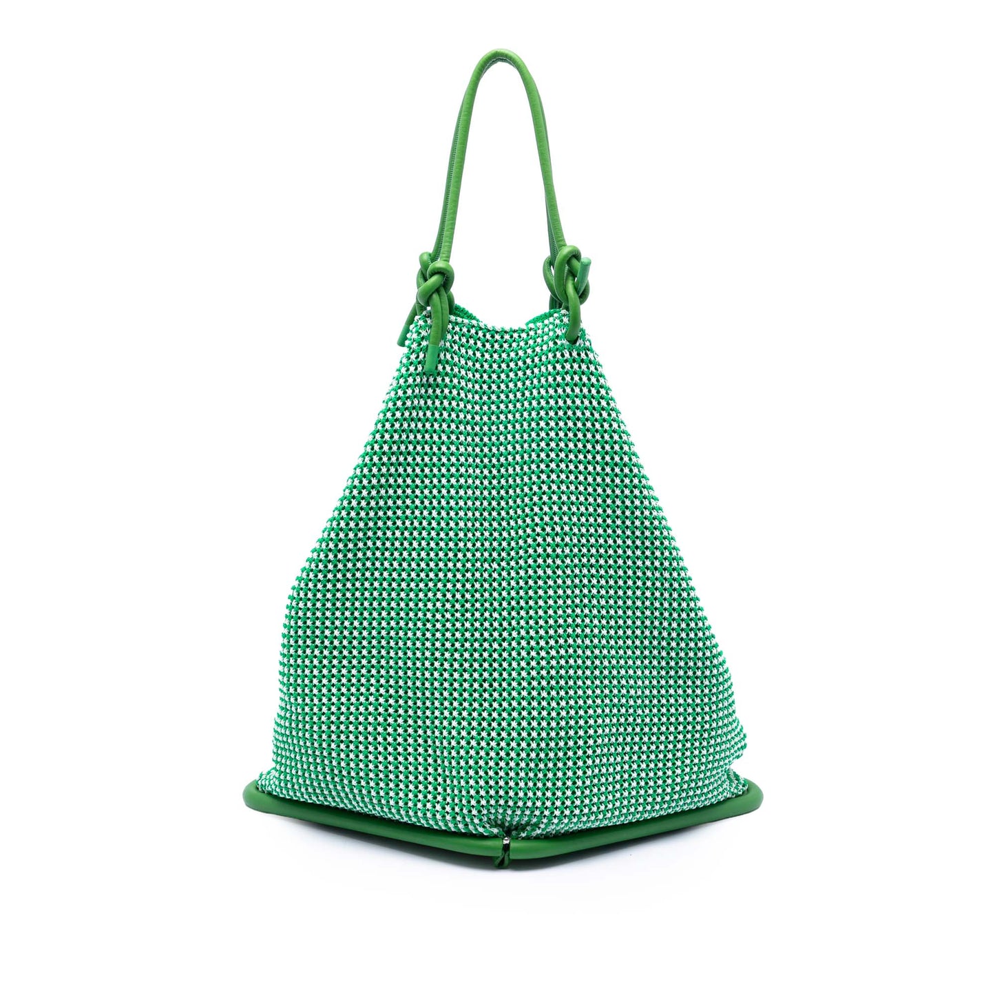 Bottega Veneta Nylon Crochet Folding Shopper Tote