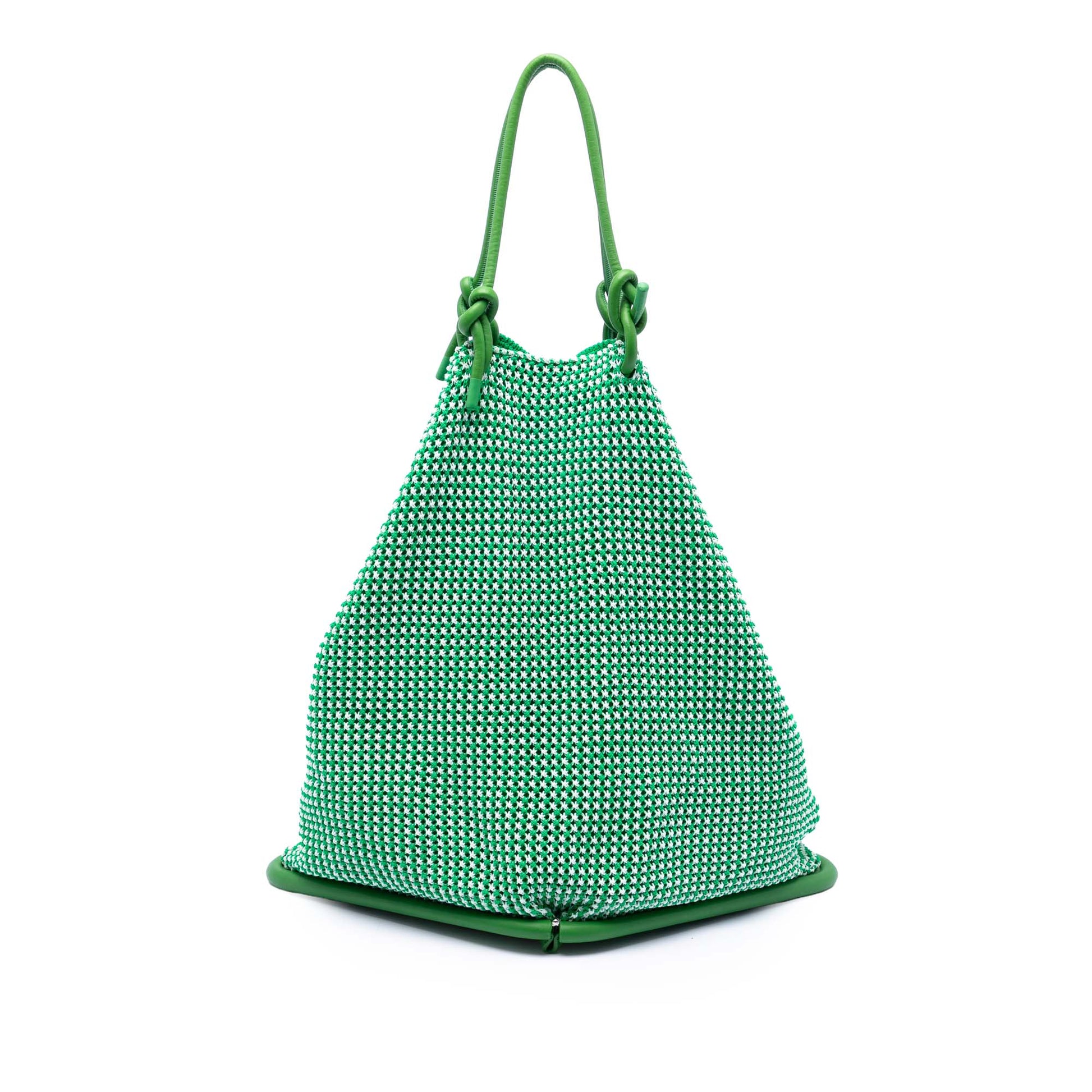 Bottega Veneta Nylon Crochet Folding Shopper Tote