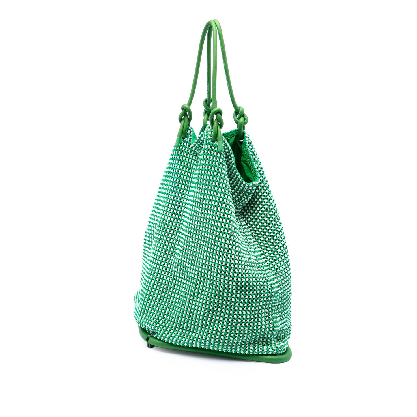 Bottega Veneta Nylon Crochet Folding Shopper Tote