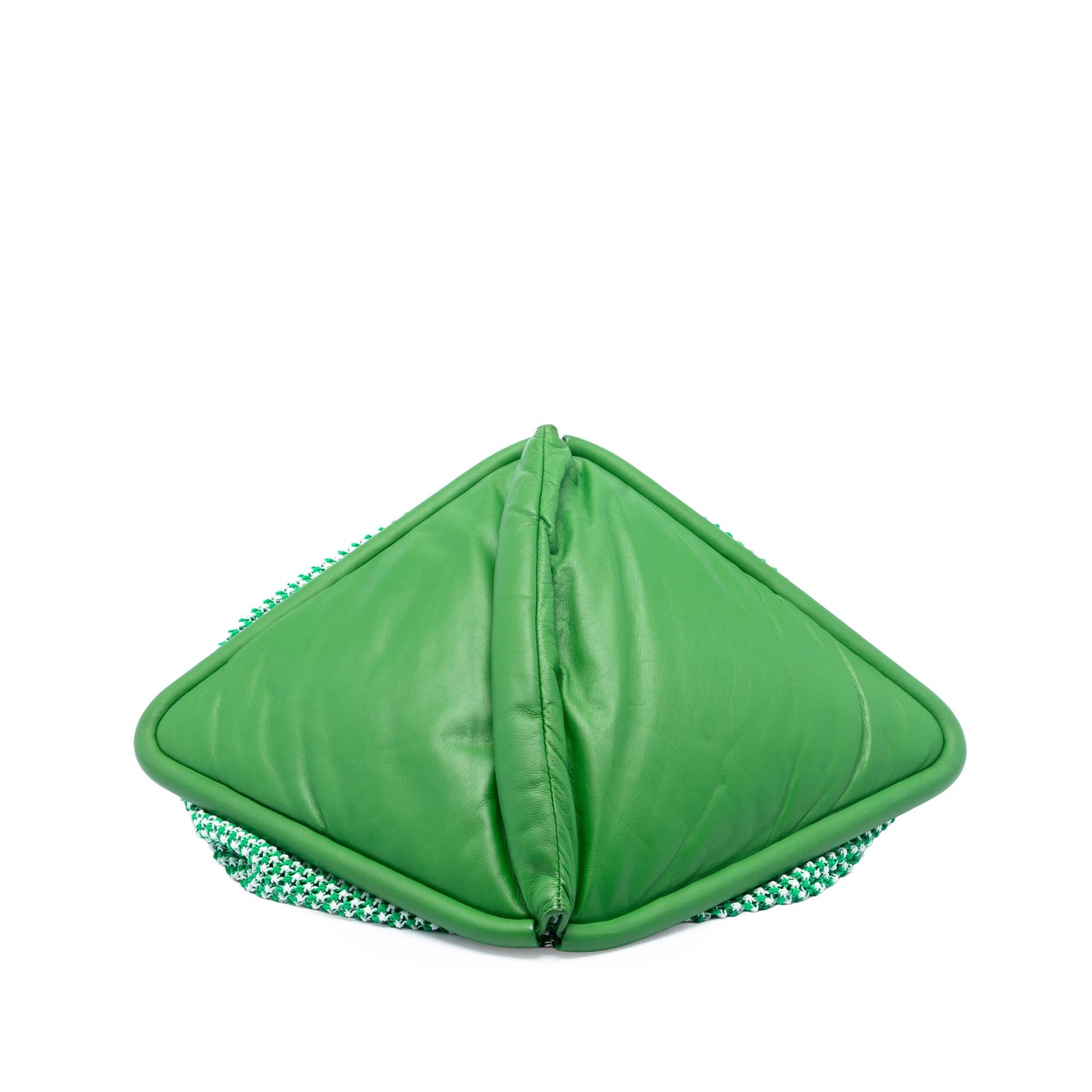 Bottega Veneta Nylon Crochet Folding Shopper Tote