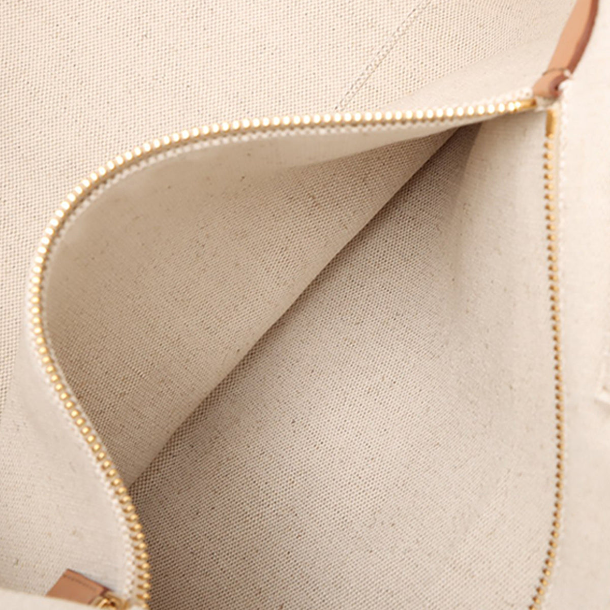 Prada Large Linen and Vitello Logo Tote