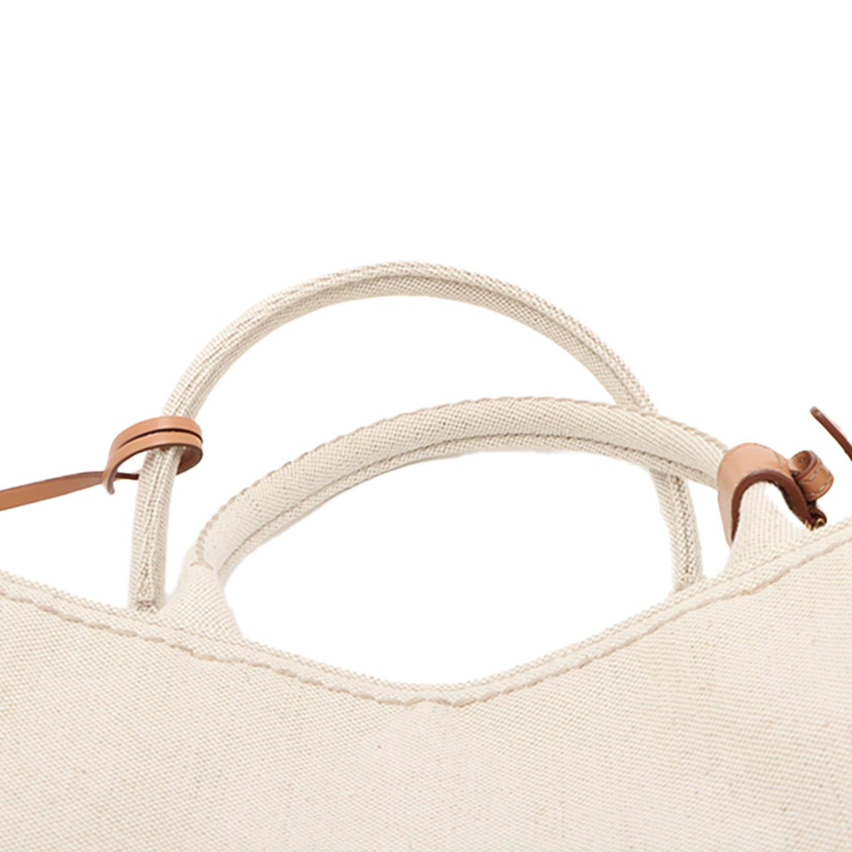 Prada Large Linen and Vitello Logo Tote
