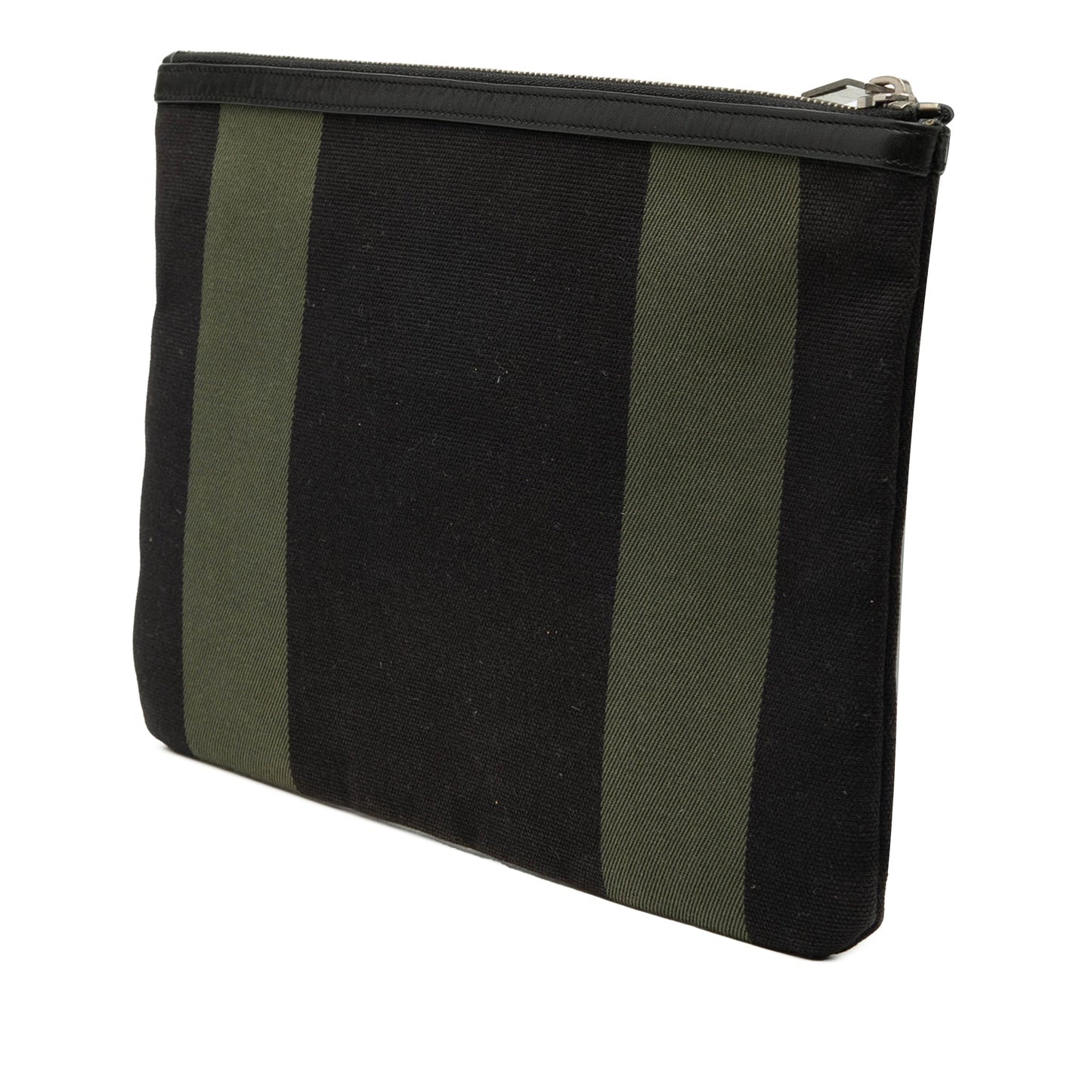 Canvas Beach Zip Clutch