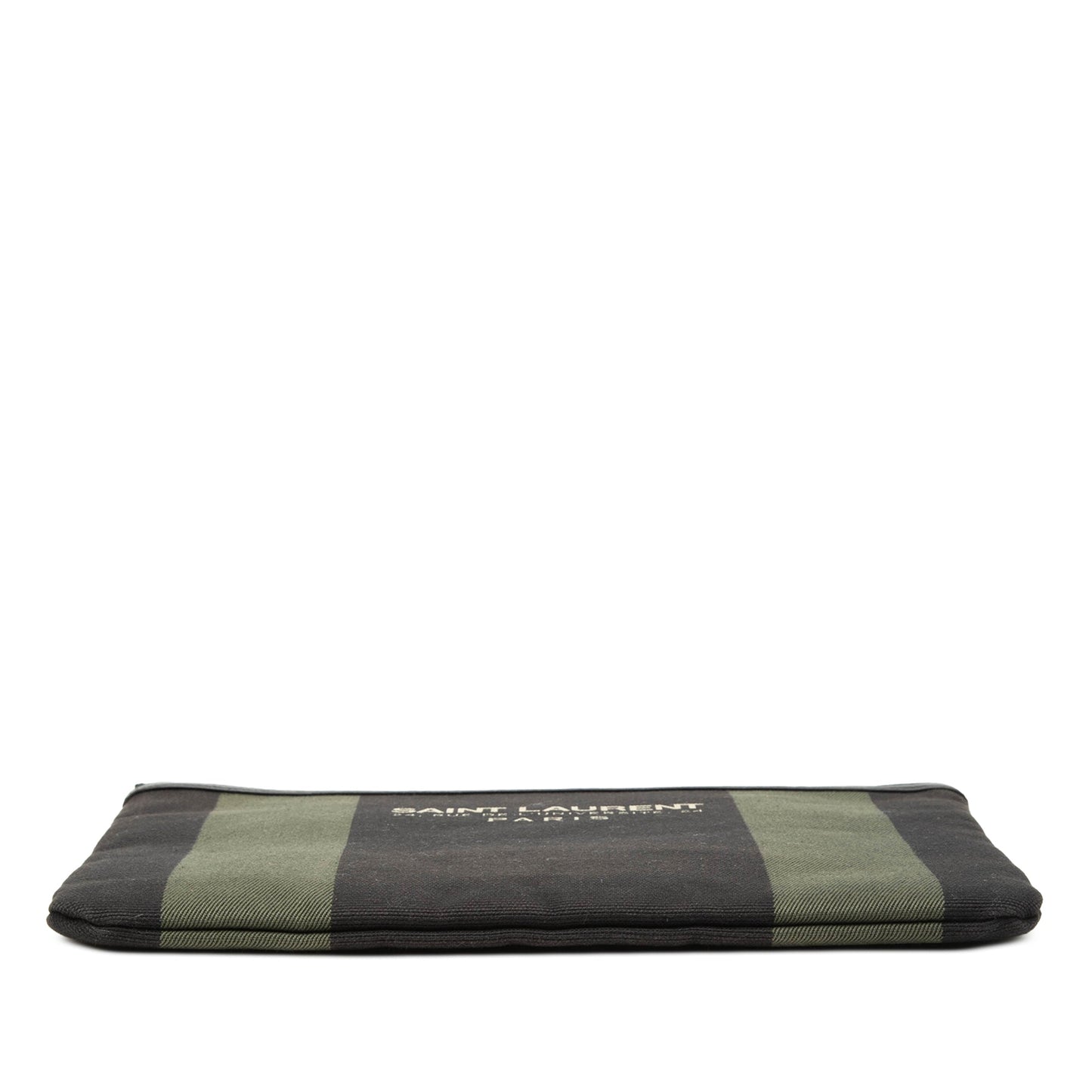 Canvas Beach Zip Clutch