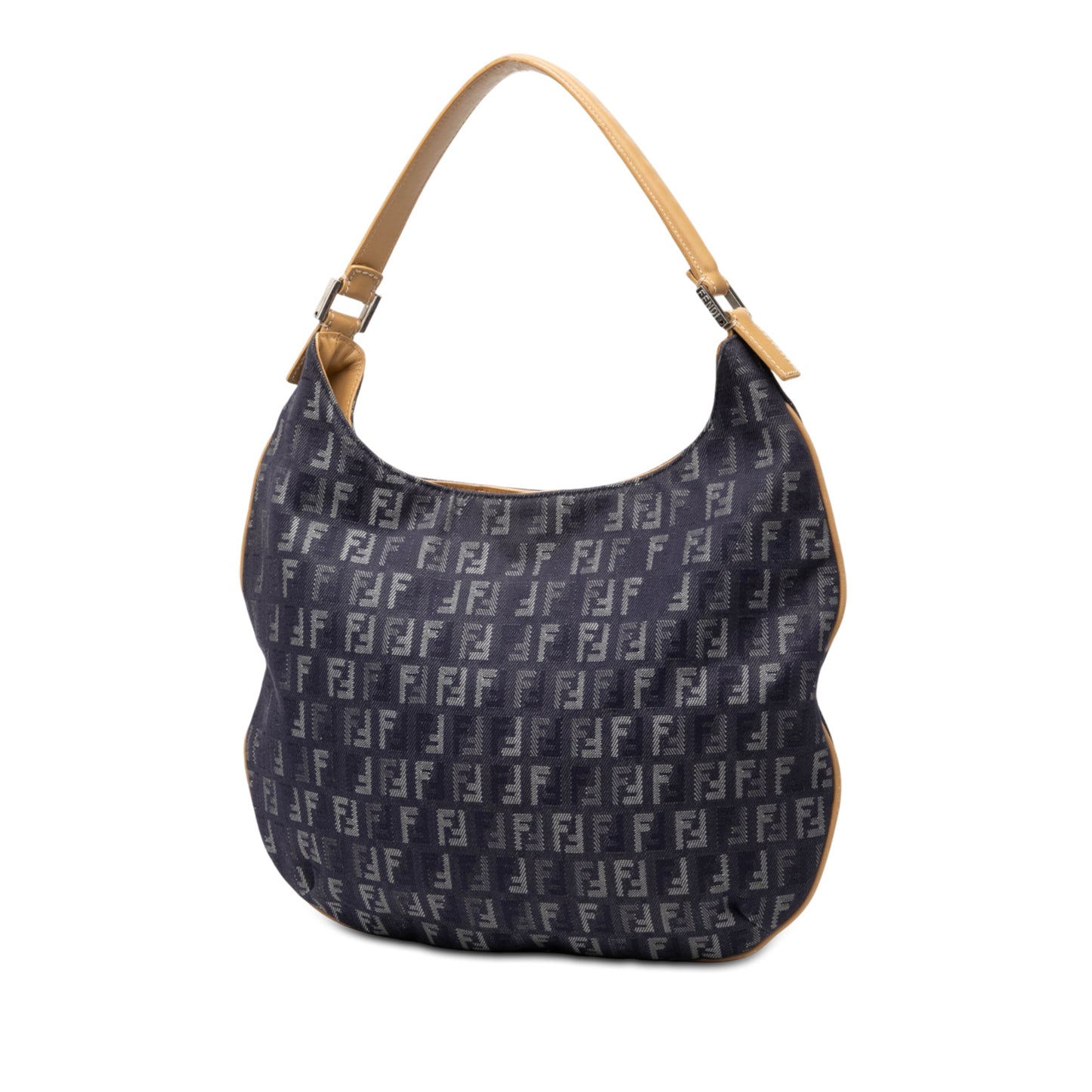 Fendi Zucchino Denim Hobo Bag