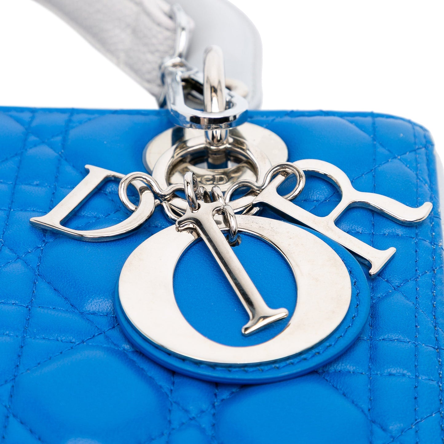 Dior Medium Bicolor Lambskin Cannage Lady Dior