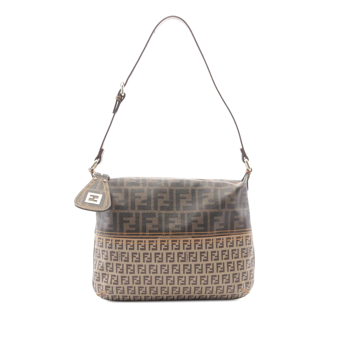 Fendi Zucchino and Zucca Shoulder Bag