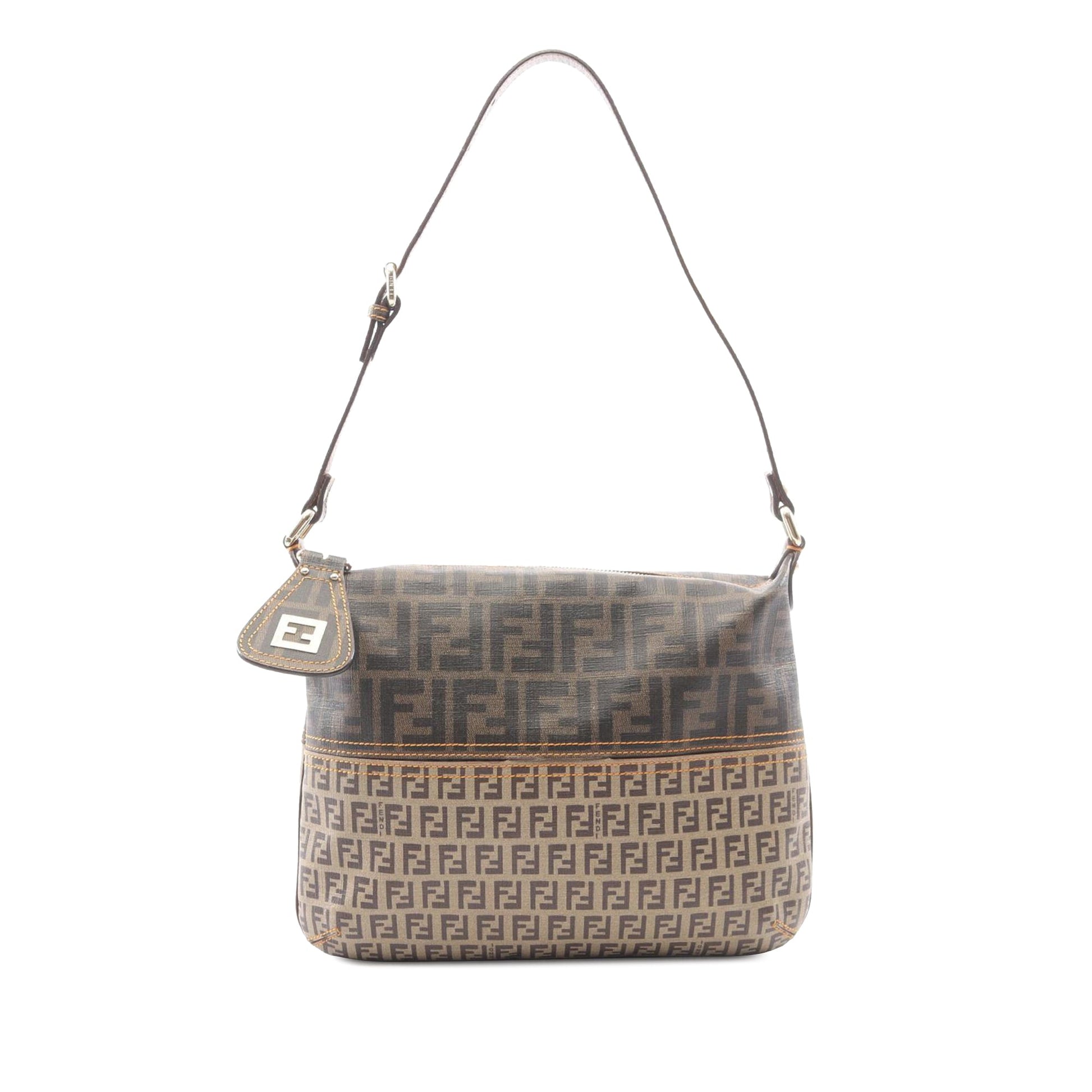Fendi Zucchino and Zucca Shoulder Bag