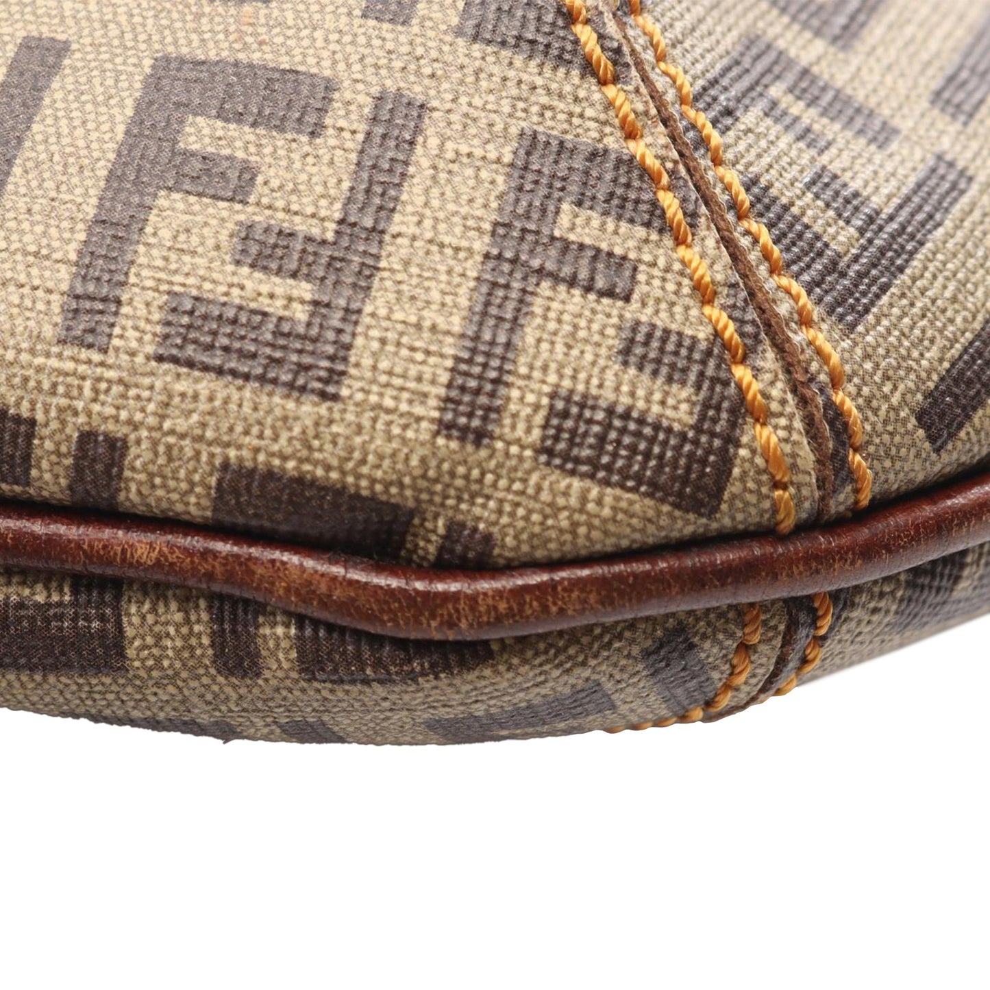 Fendi Zucchino and Zucca Shoulder Bag