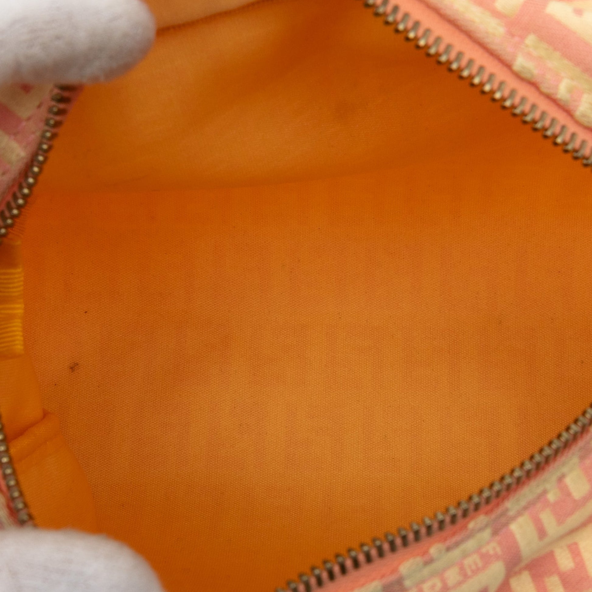 Fendi Mini Zucchino Canvas Handbag