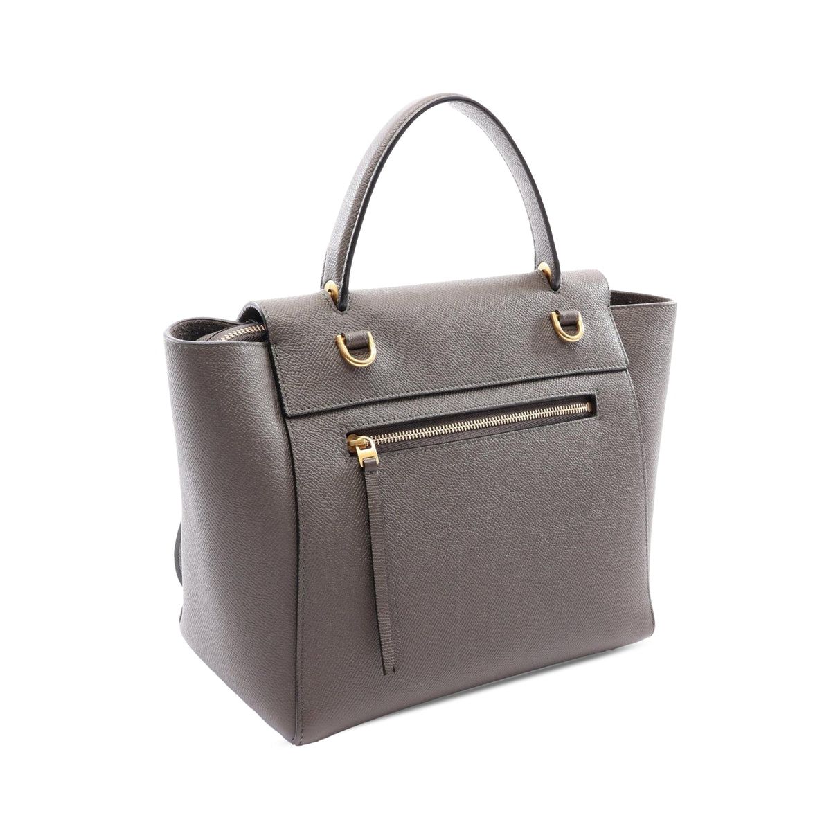 Celine Micro Grained Calfskin Belt Bag — Gray