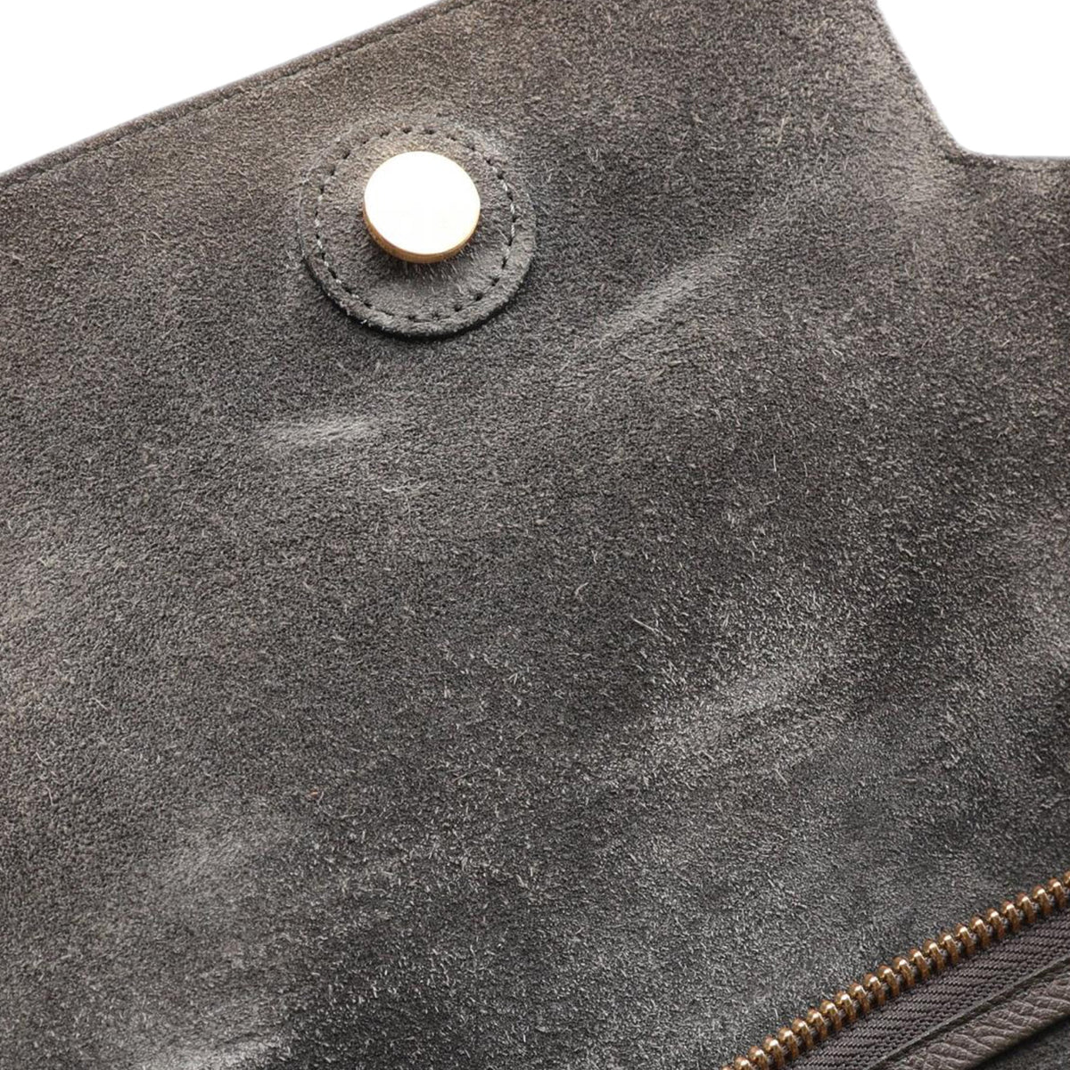 Celine Micro Grained Calfskin Belt Bag — Gray