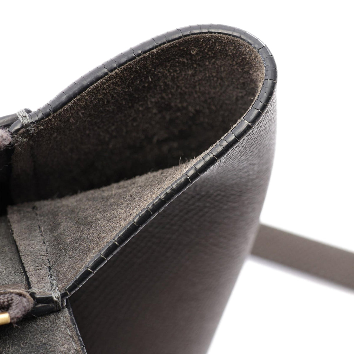 Celine Micro Grained Calfskin Belt Bag — Gray