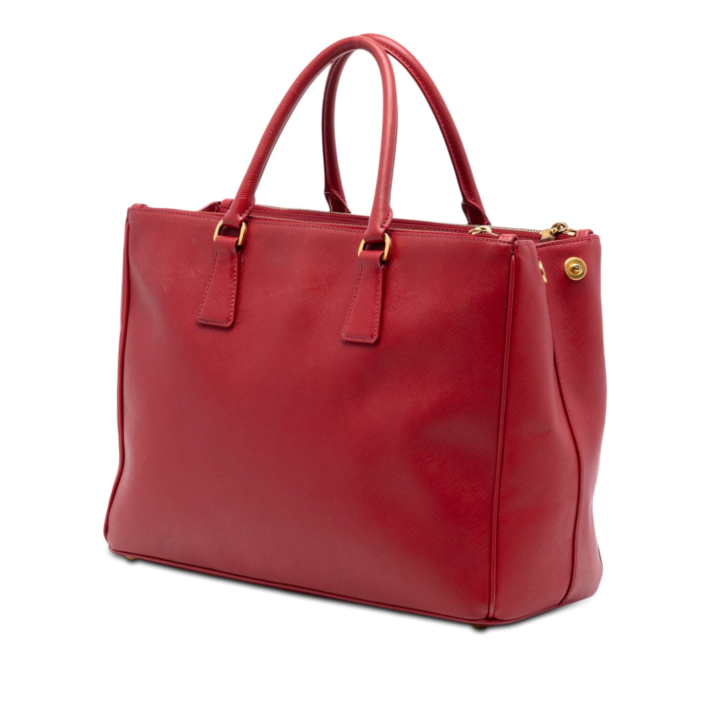 Prada Large Saffiano Lux Galleria Double Zip Satchel
