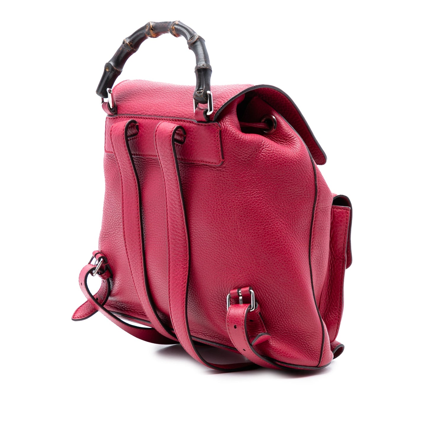 Gucci Leather Bamboo Tassel Backpack