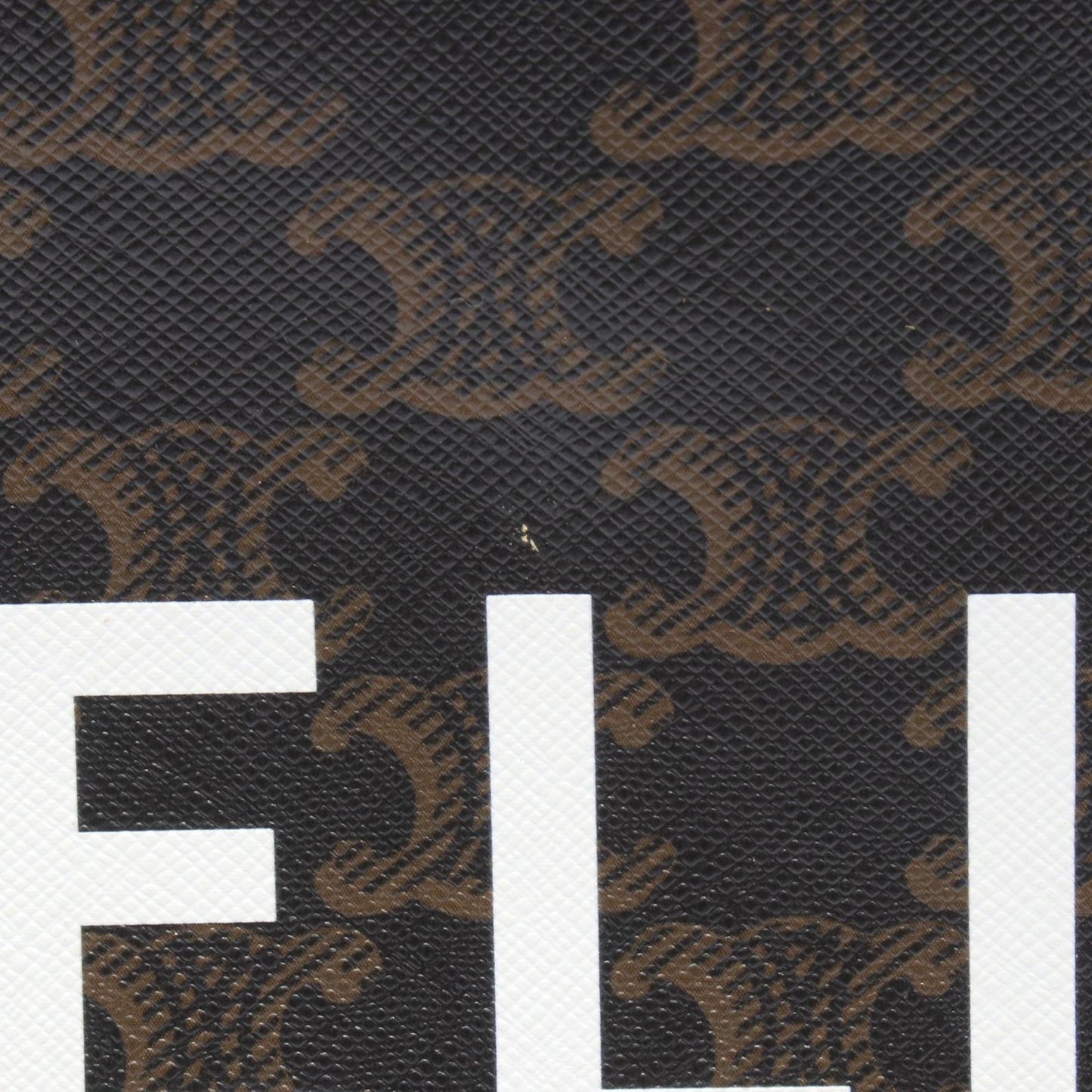 Celine Small Triomphe Coated Canvas Vertical Cabas Tote