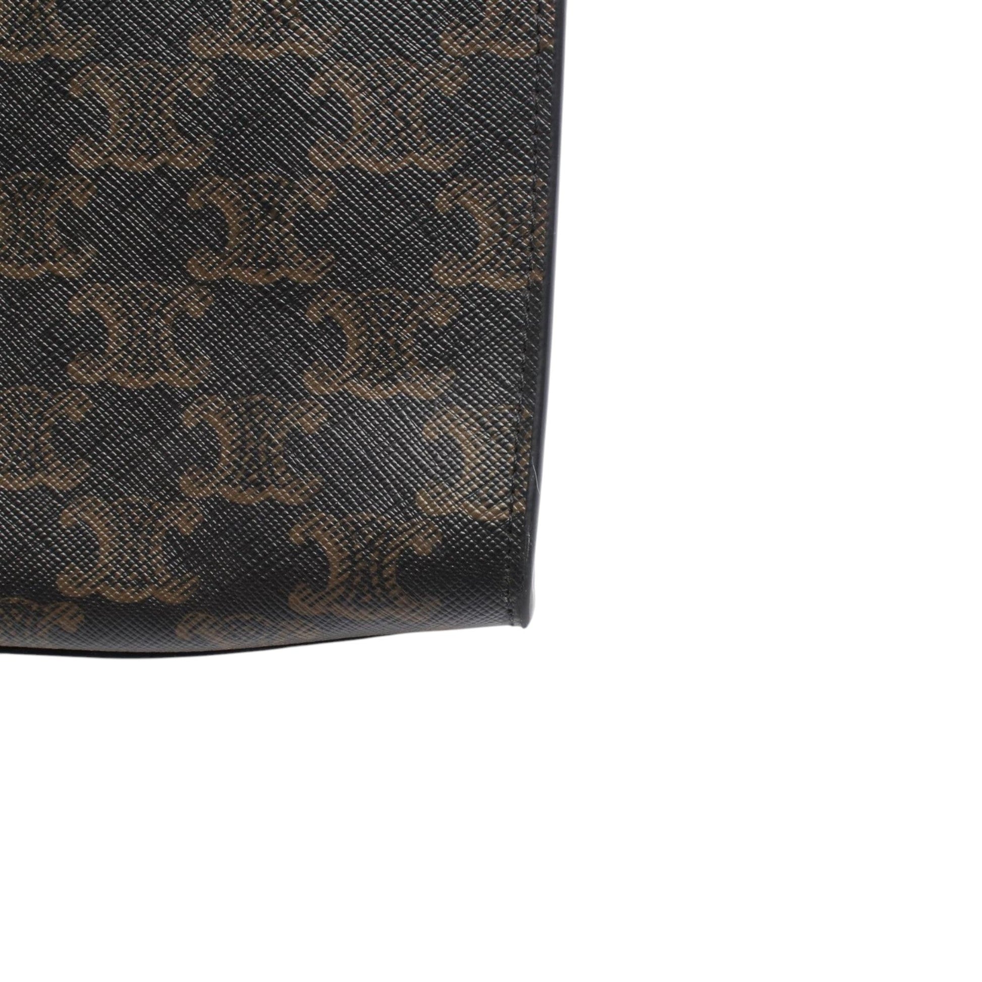 Celine Small Triomphe Coated Canvas Vertical Cabas Tote