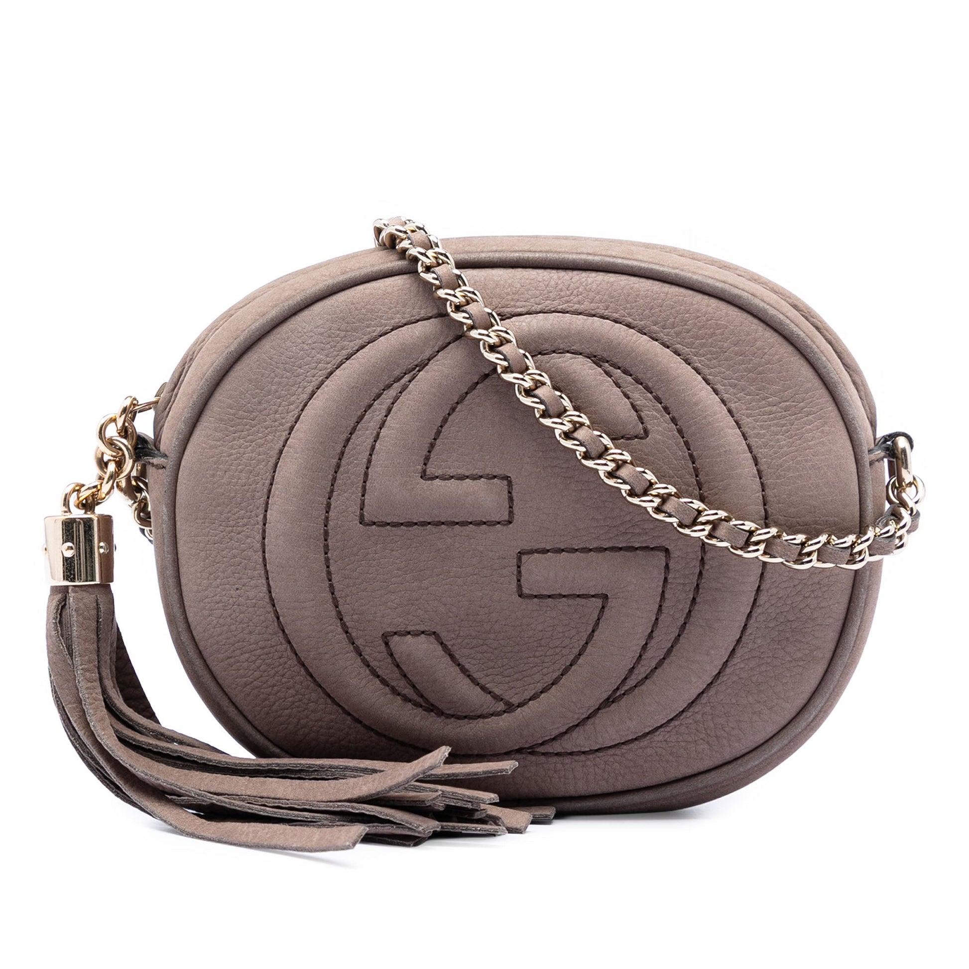 Gucci Mini Nubuck Soho Chain Crossbody