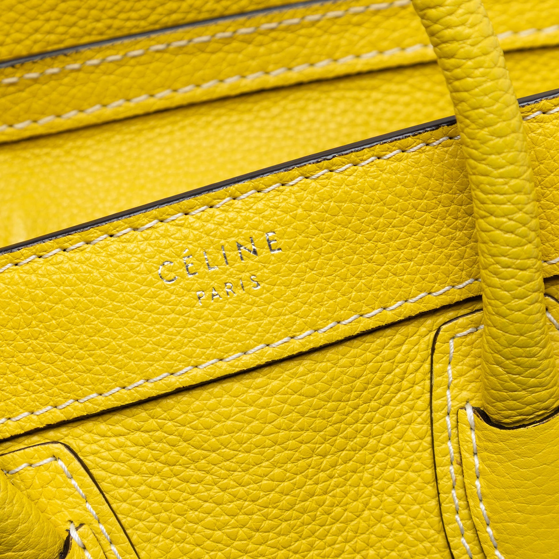 Celine Nano Grained Calfskin Luggage Tote