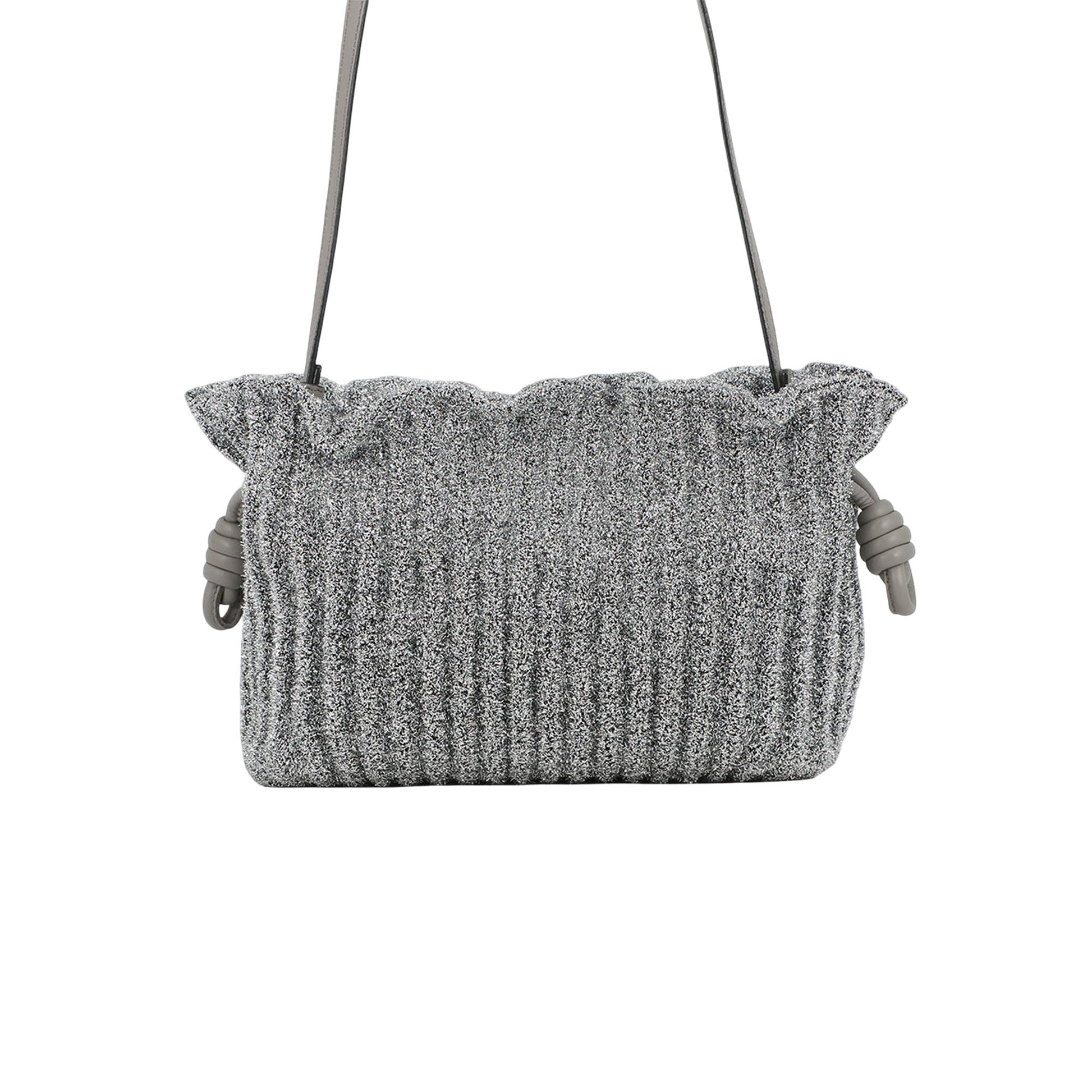 LOEWE Mini Metallic Lurex Flamenco Knot Crossbody