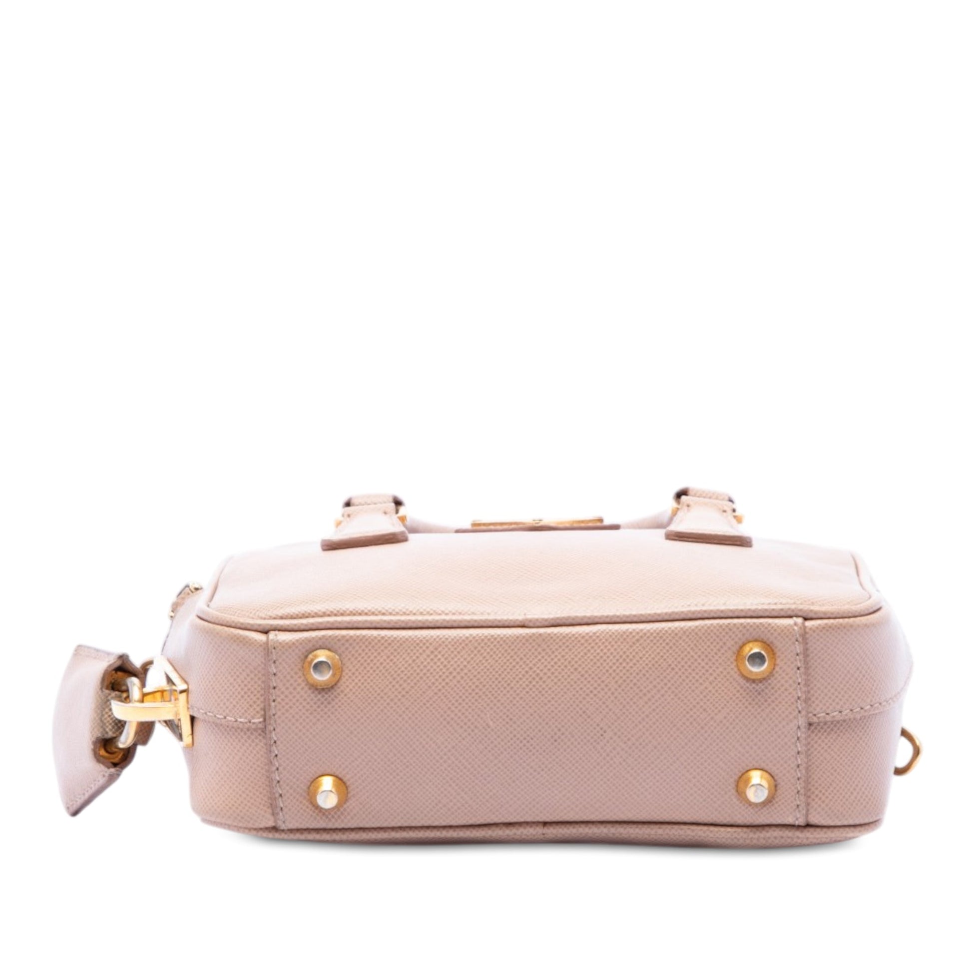 Prada Mini Saffiano Lux Bauletto Bag