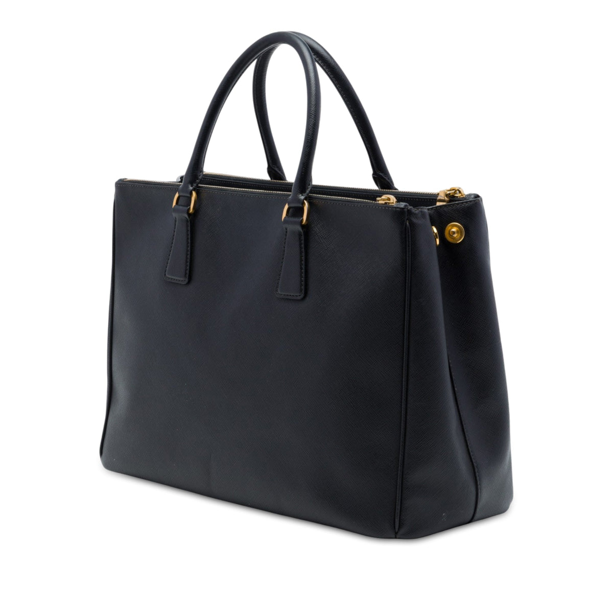 Prada Medium Saffiano Lux Galleria Double Zip Satchel