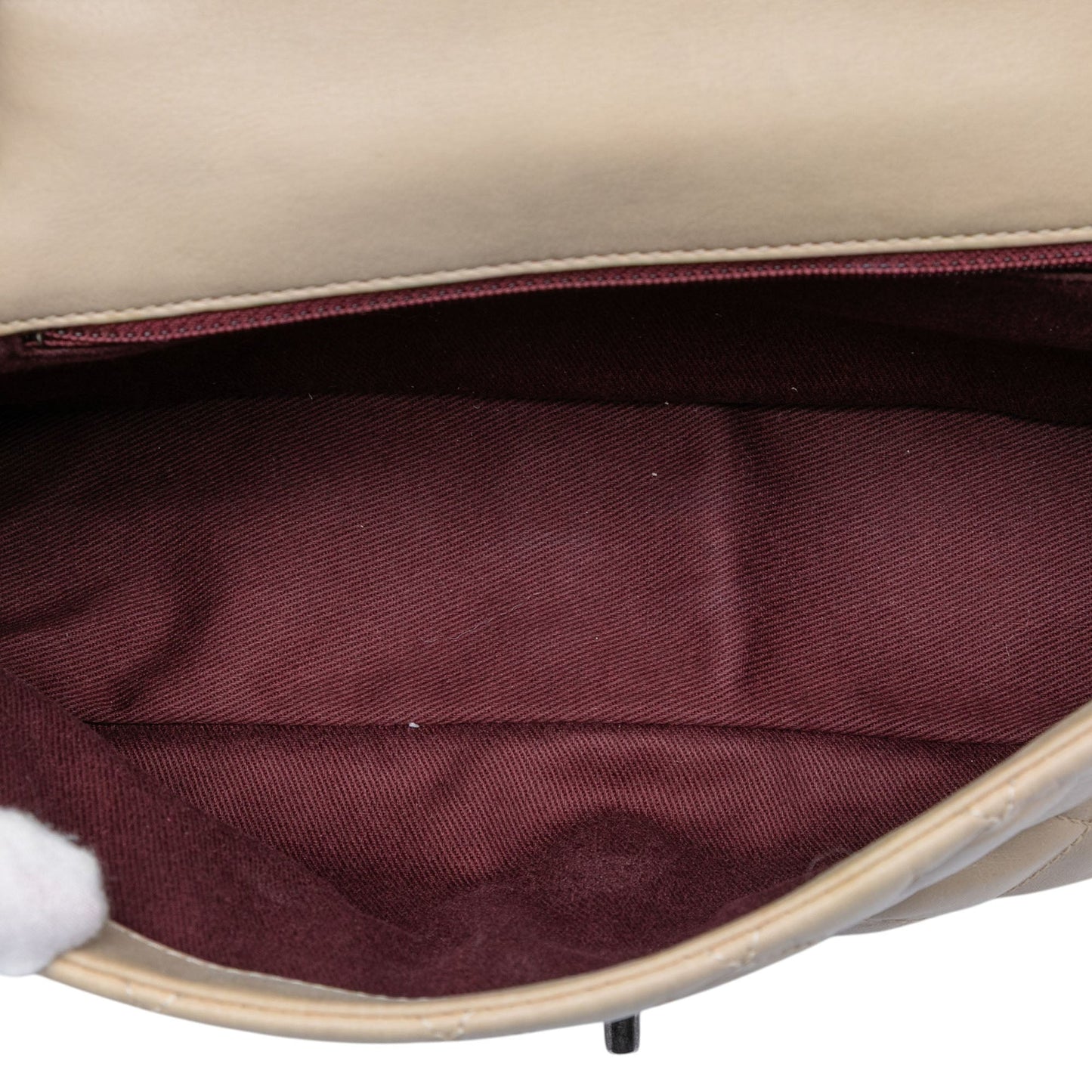 Medium Iridescent Calfskin In The Mix Flap