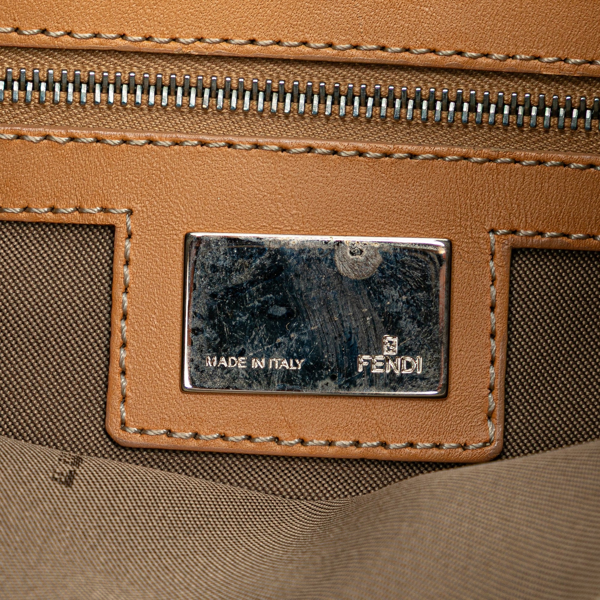 Fendi Zucchino Canvas Hobo
