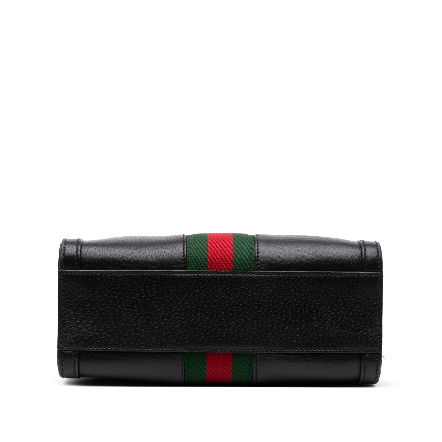 Gucci Small Leather Web Ophidia Satchel