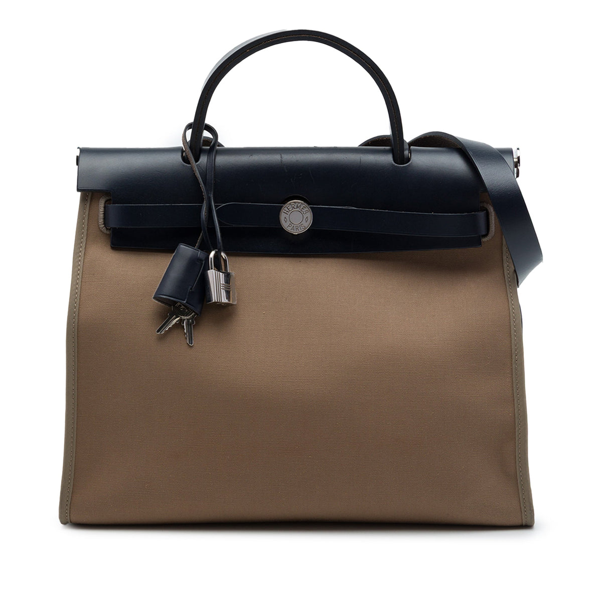 Hermès Toile Herbag Zip 31 — Brown