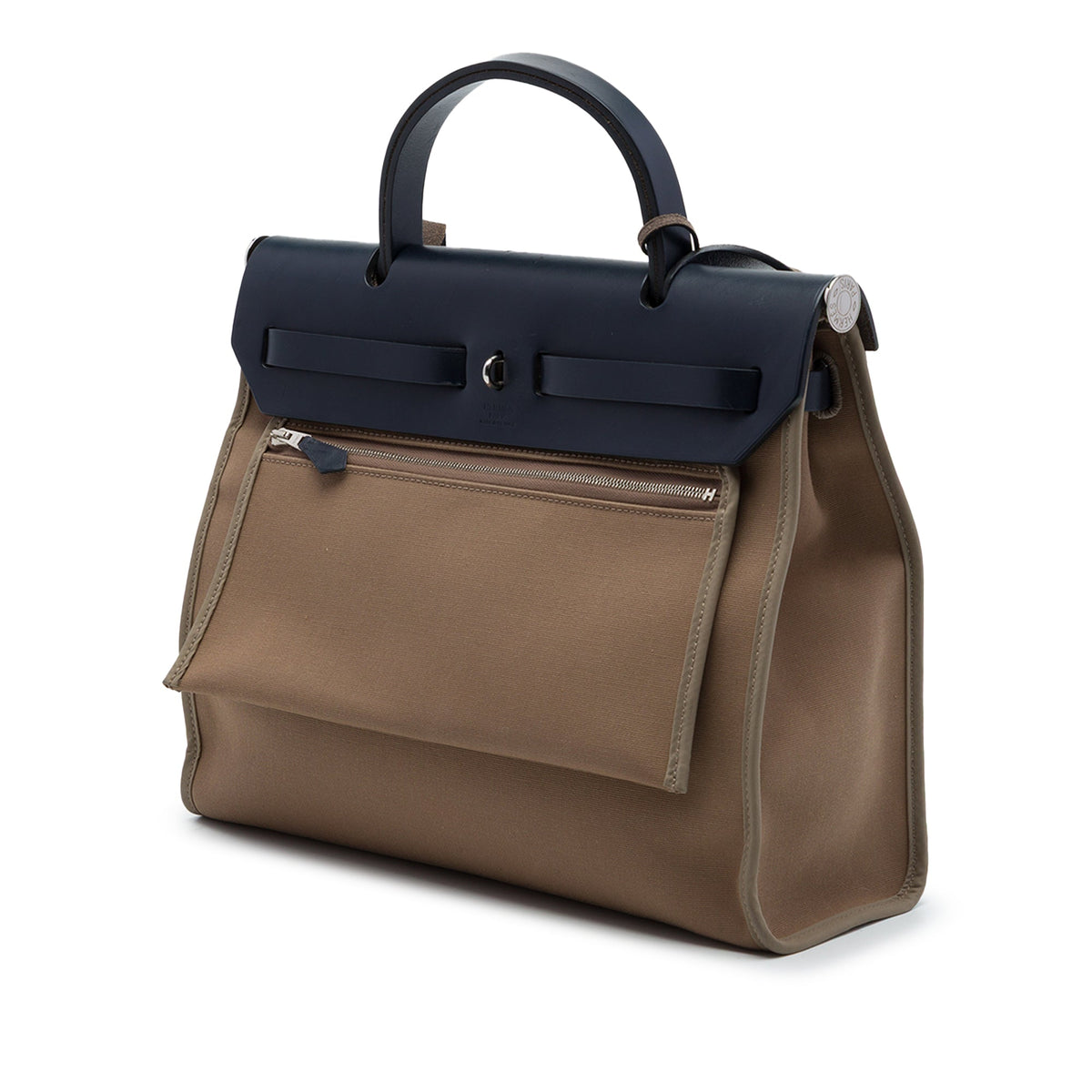 Hermès Toile Herbag Zip 31 — Brown