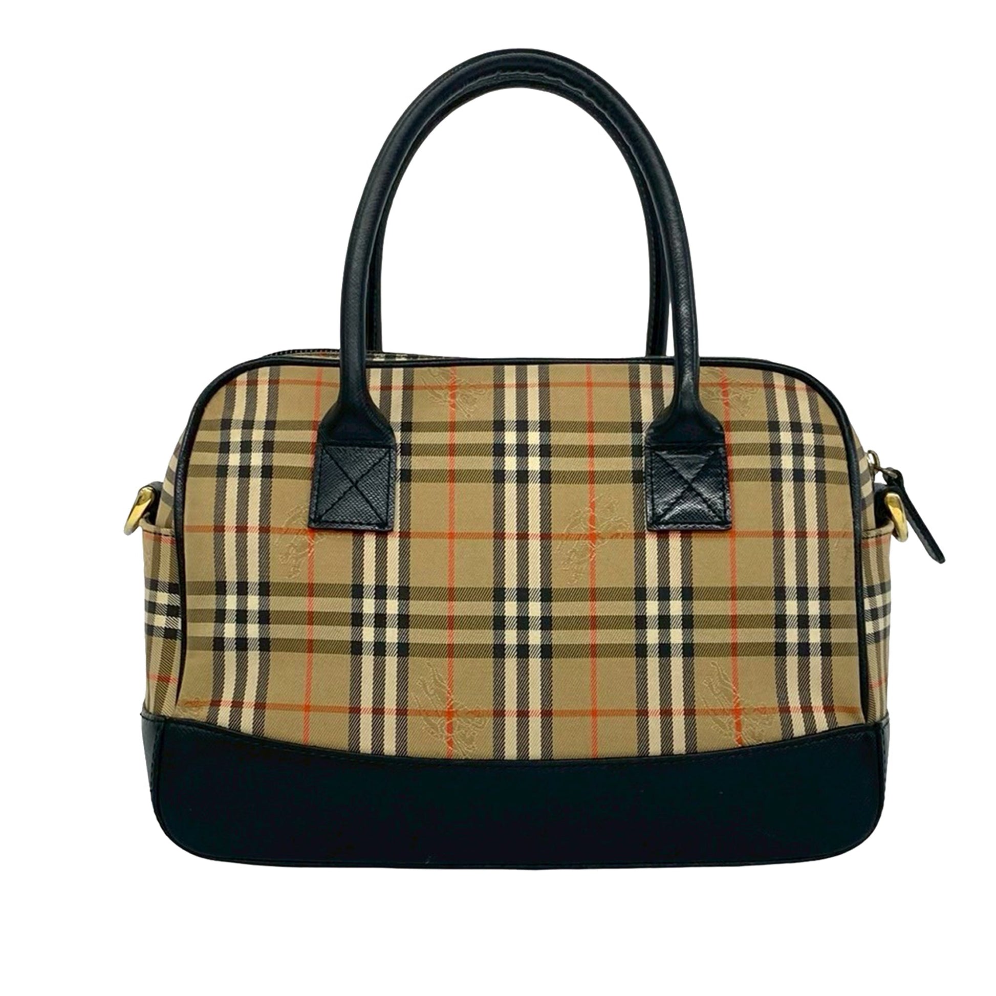 Burberry Haymarket Check Satchel