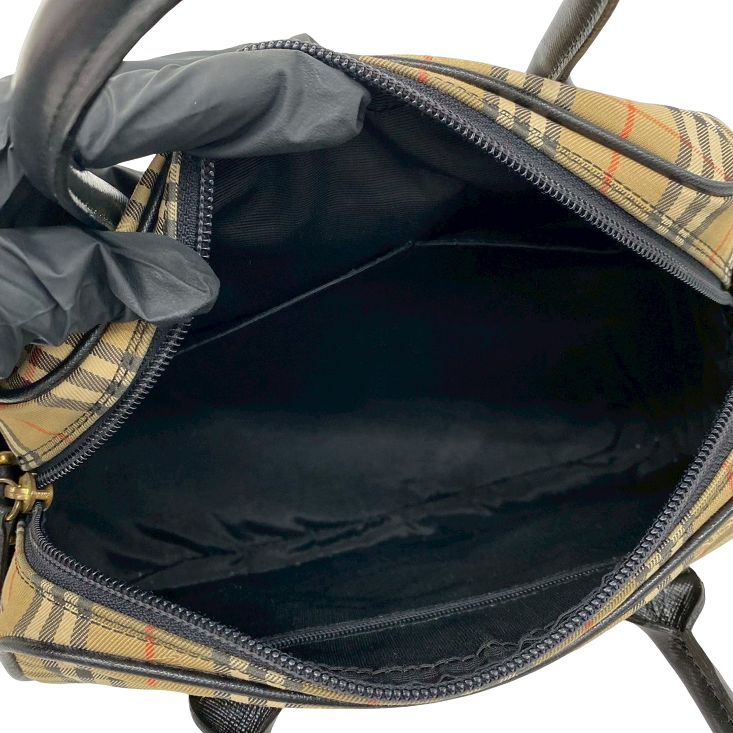 Burberry Haymarket Check Satchel