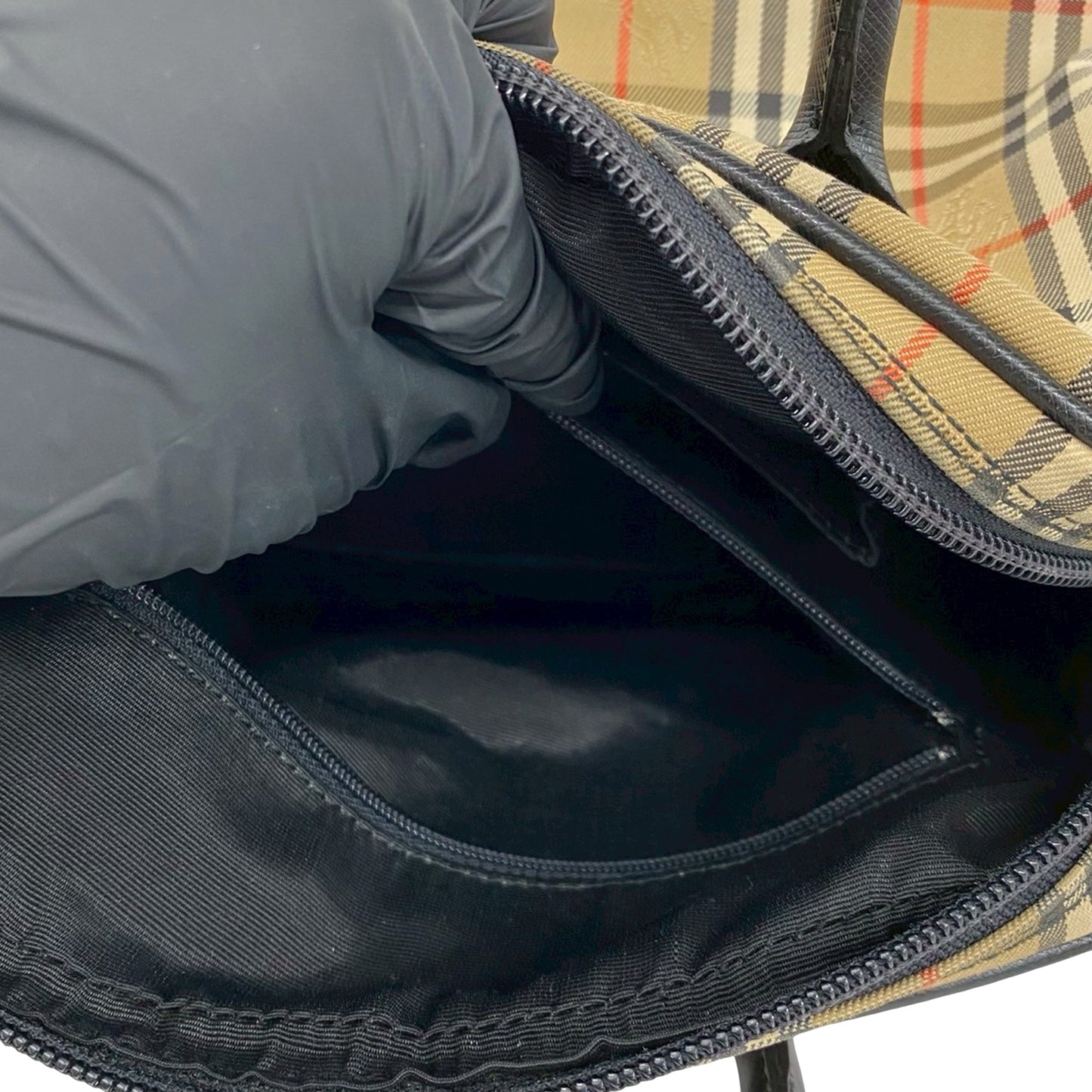 Burberry Haymarket Check Satchel