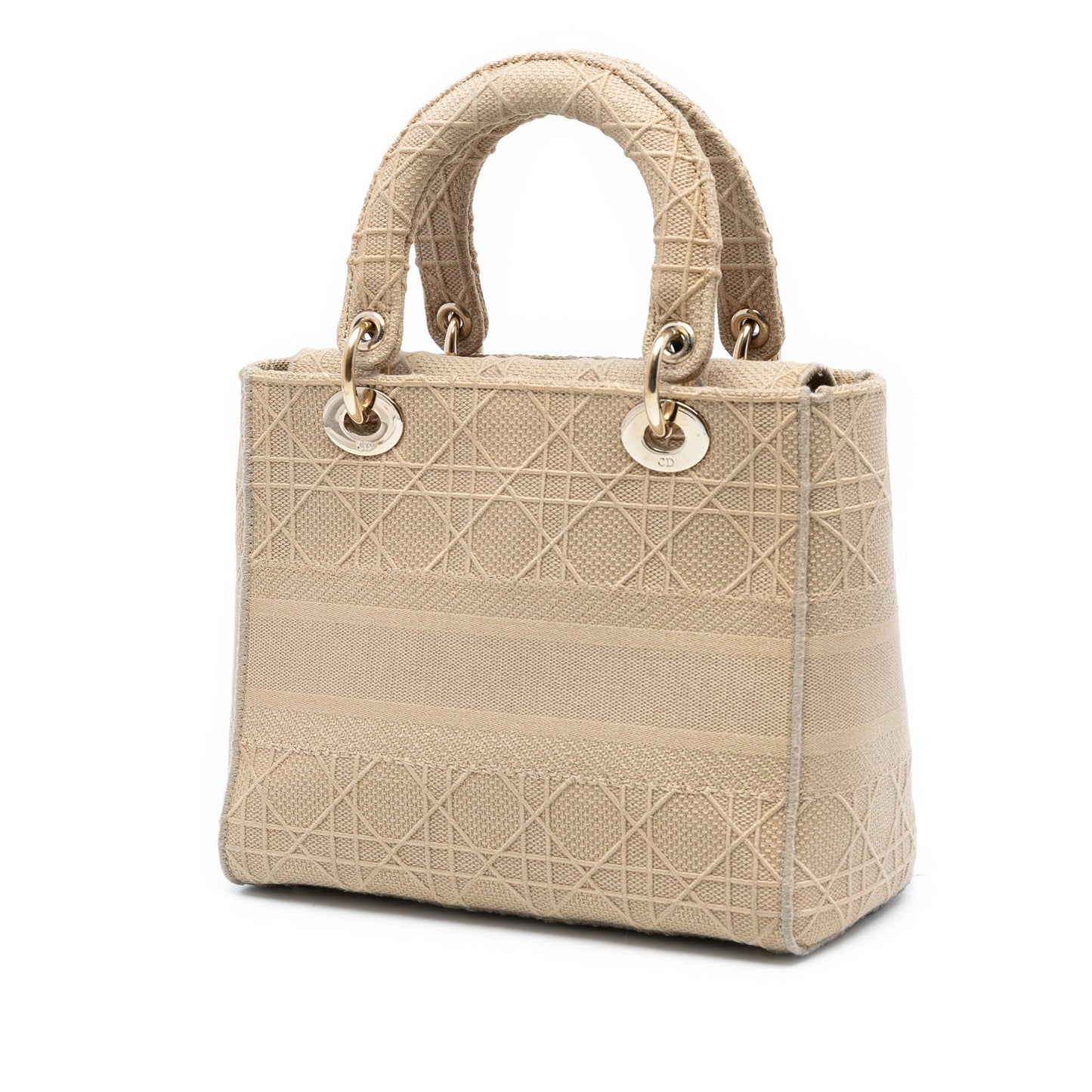 Dior Medium Canvas Cannage Lady D Lite