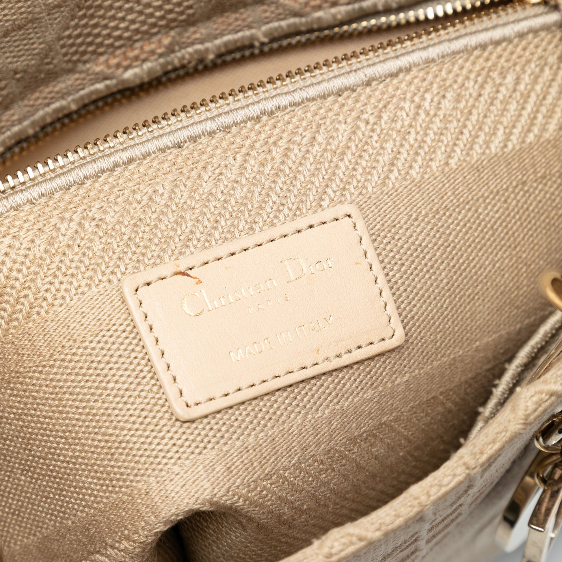 Dior Medium Canvas Cannage Lady D Lite