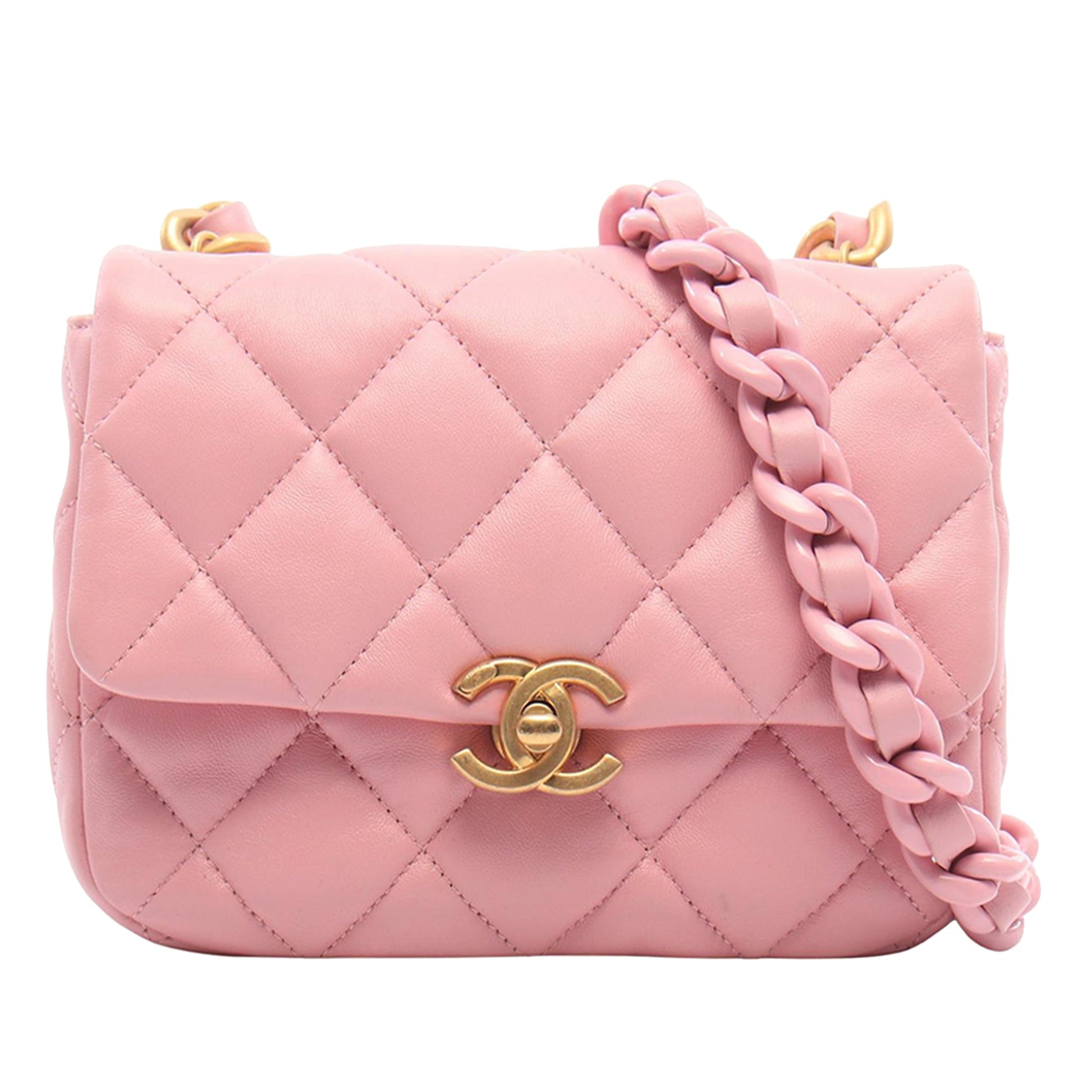 Chanel Mini Quilted Lambskin Candy Chain Flap