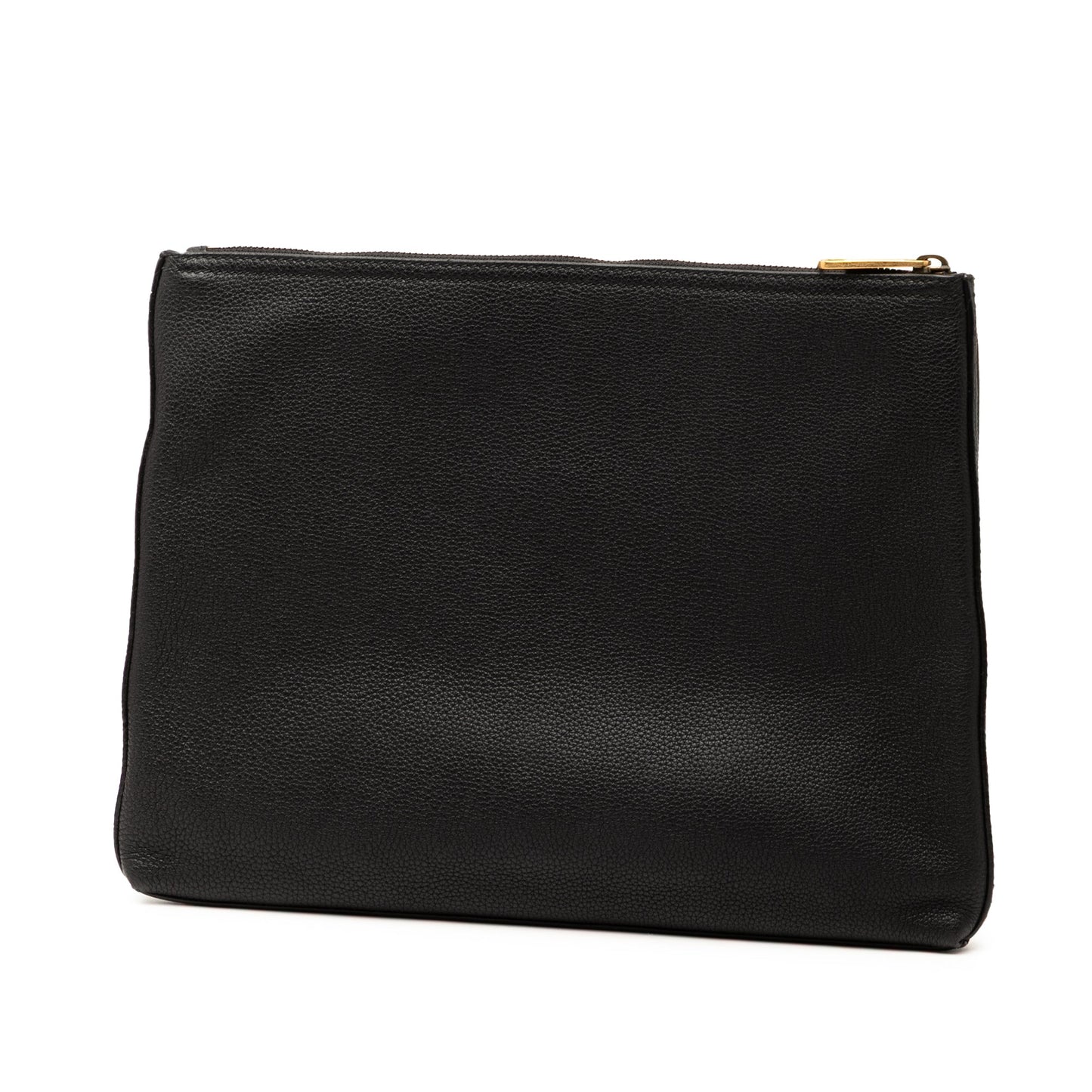 Gucci Medium Leather Logo Portfolio Clutch