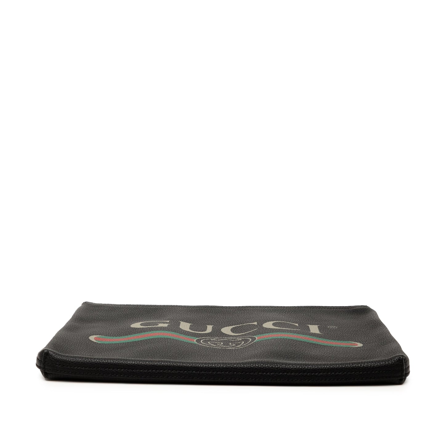 Gucci Medium Leather Logo Portfolio Clutch