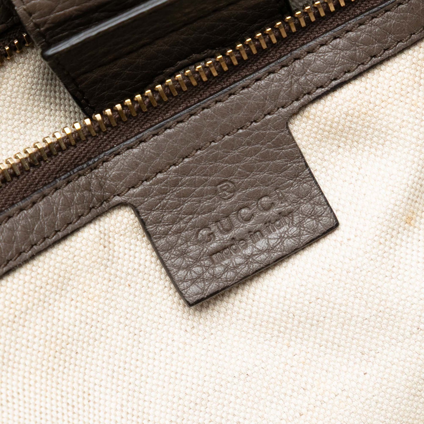 Gucci Large Calfskin Bamboo Shopper Satchel