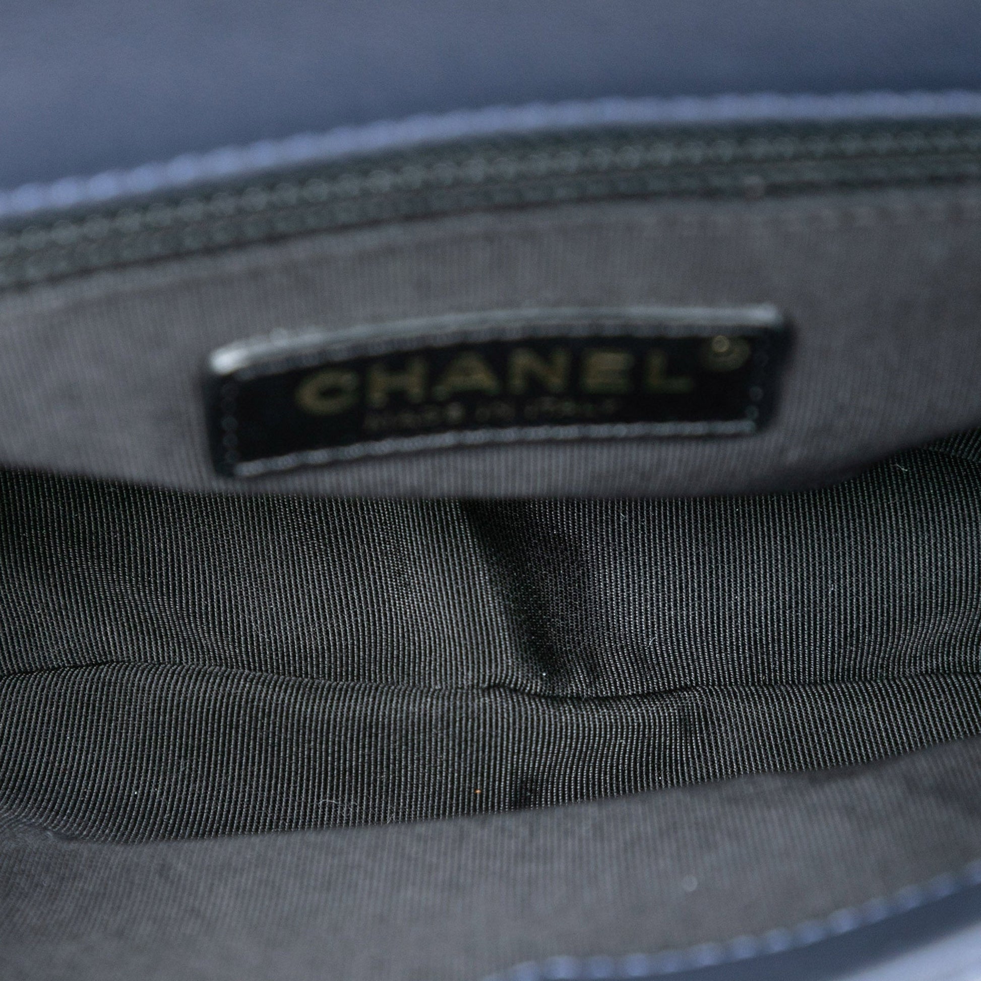 Chanel Small Quilted Lambskin Chain Detail Saddle Bag
