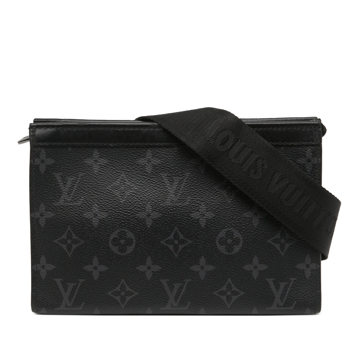 Louis Vuitton Monogram Eclipse Gaston Wearable Wallet — Black