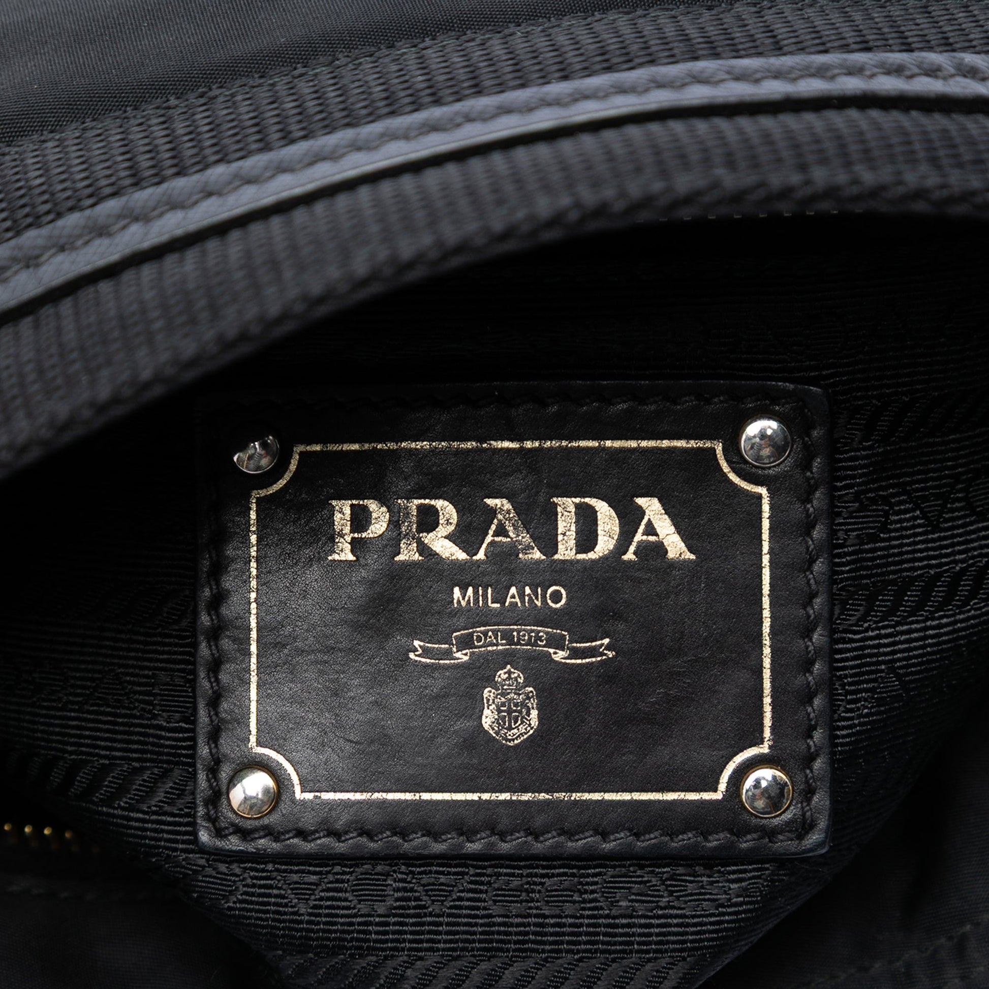 Prada Tessuto Canapa Logo Crossbody