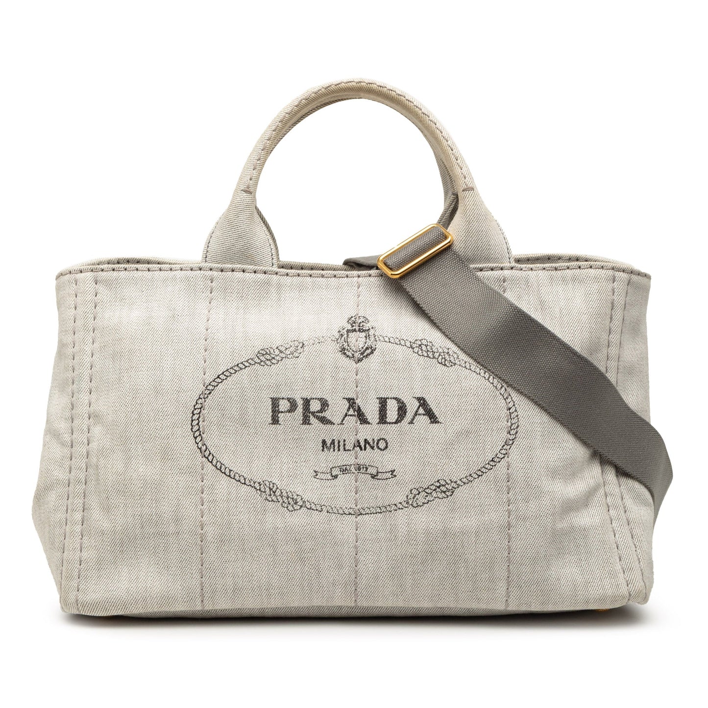 Denim Canapa Logo Tote