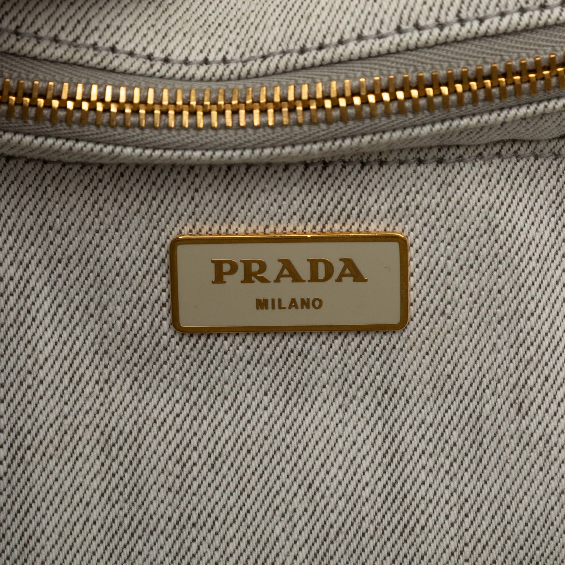 Denim Canapa Logo Tote